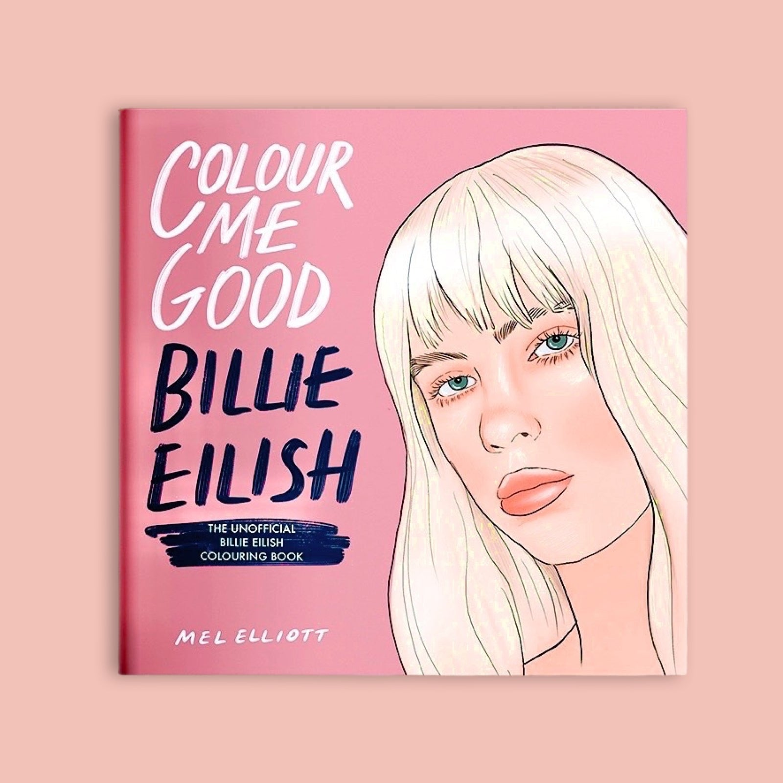 Colour Me Good Billie Eilish Coloring Book - bubblegum market