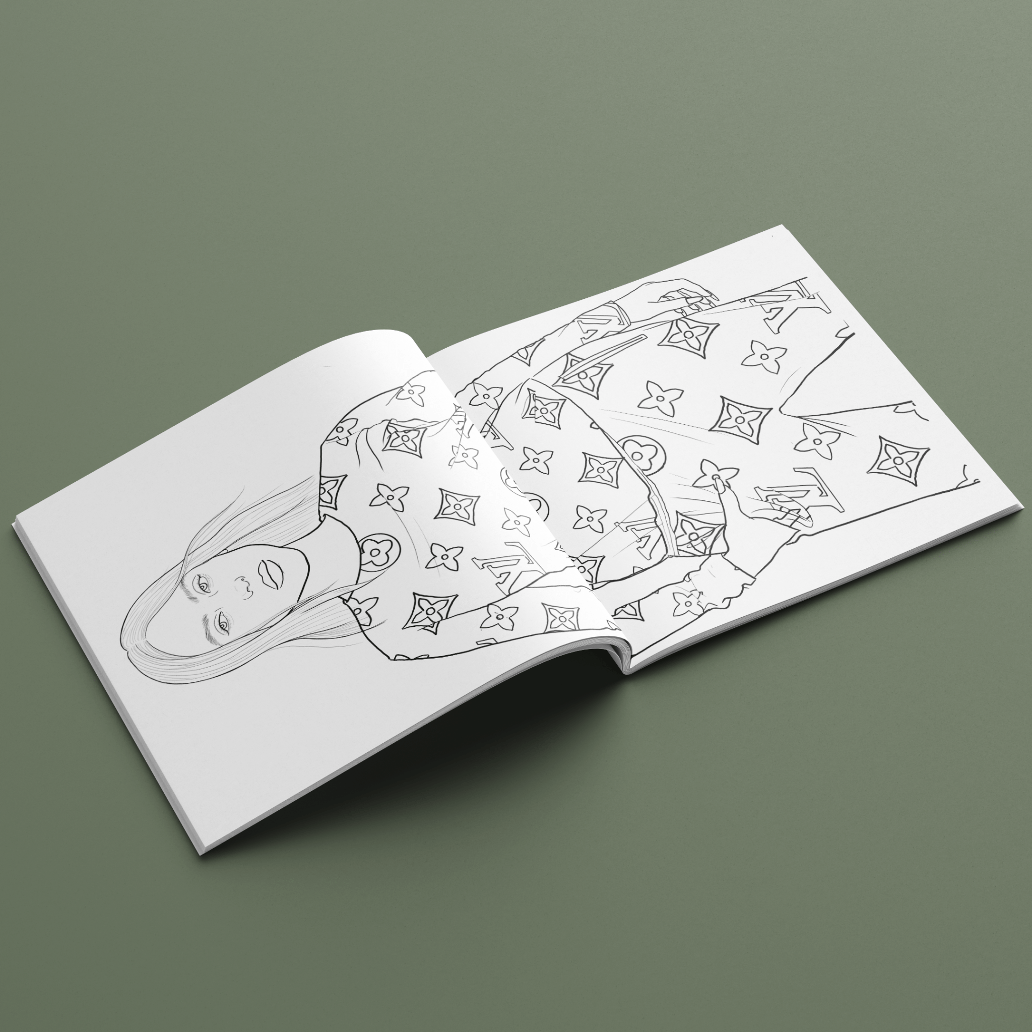 Colour Me Good Billie Eilish Coloring Book - bubblegum market
