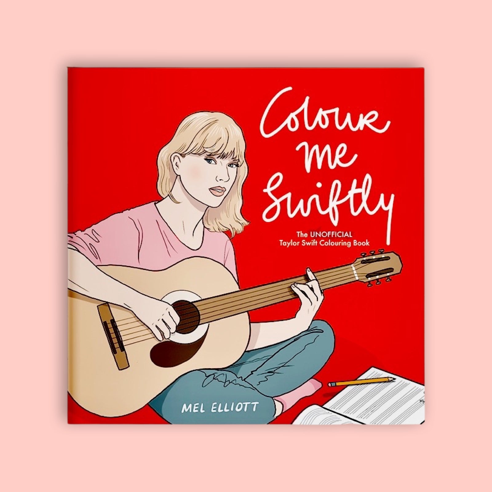 Colour Me Swiftly Unofficial Taylor Swift Coloring Book - bubblegum market