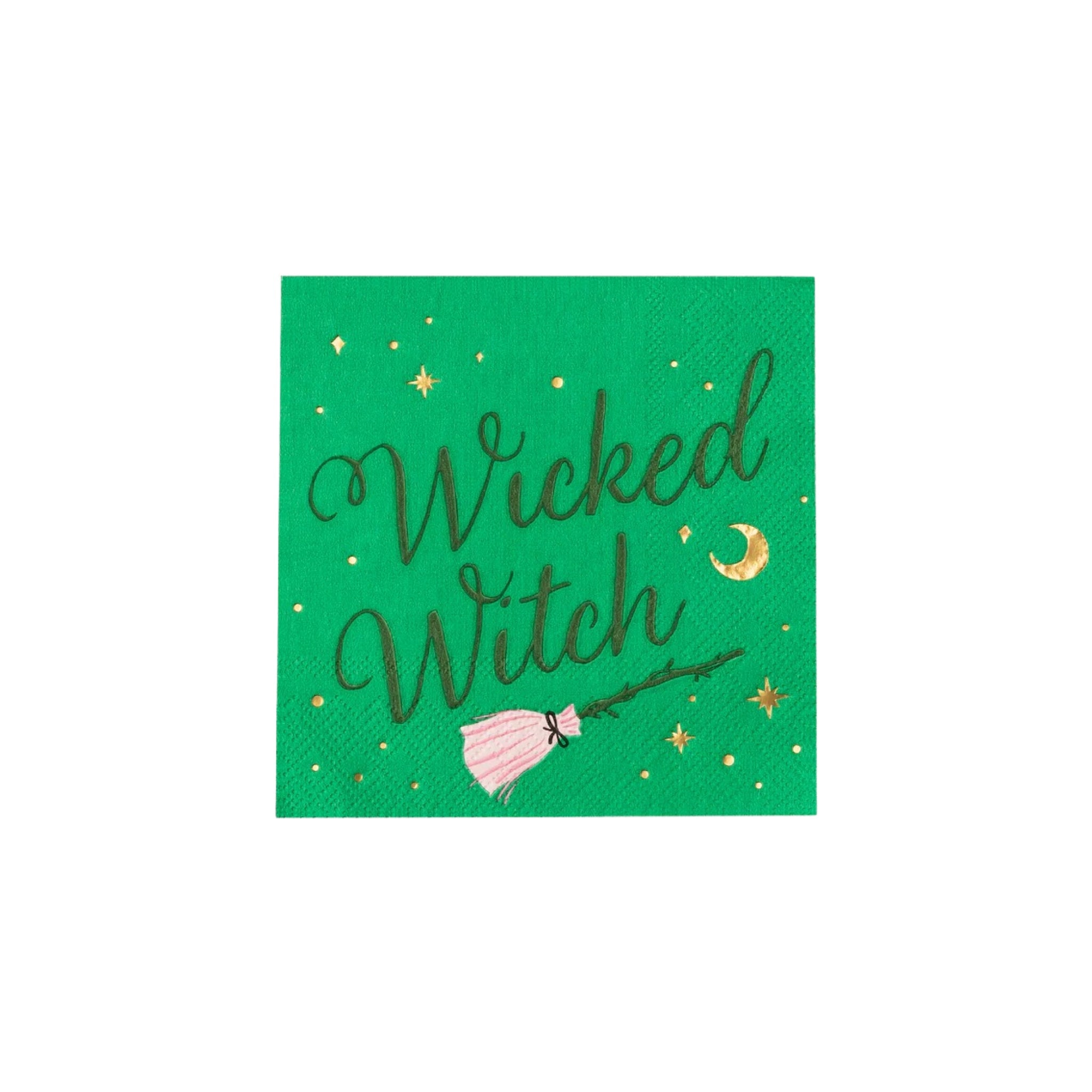 COMING SOON: Good Witch / Wicked Witch Cocktail Napkins - bubblegum market