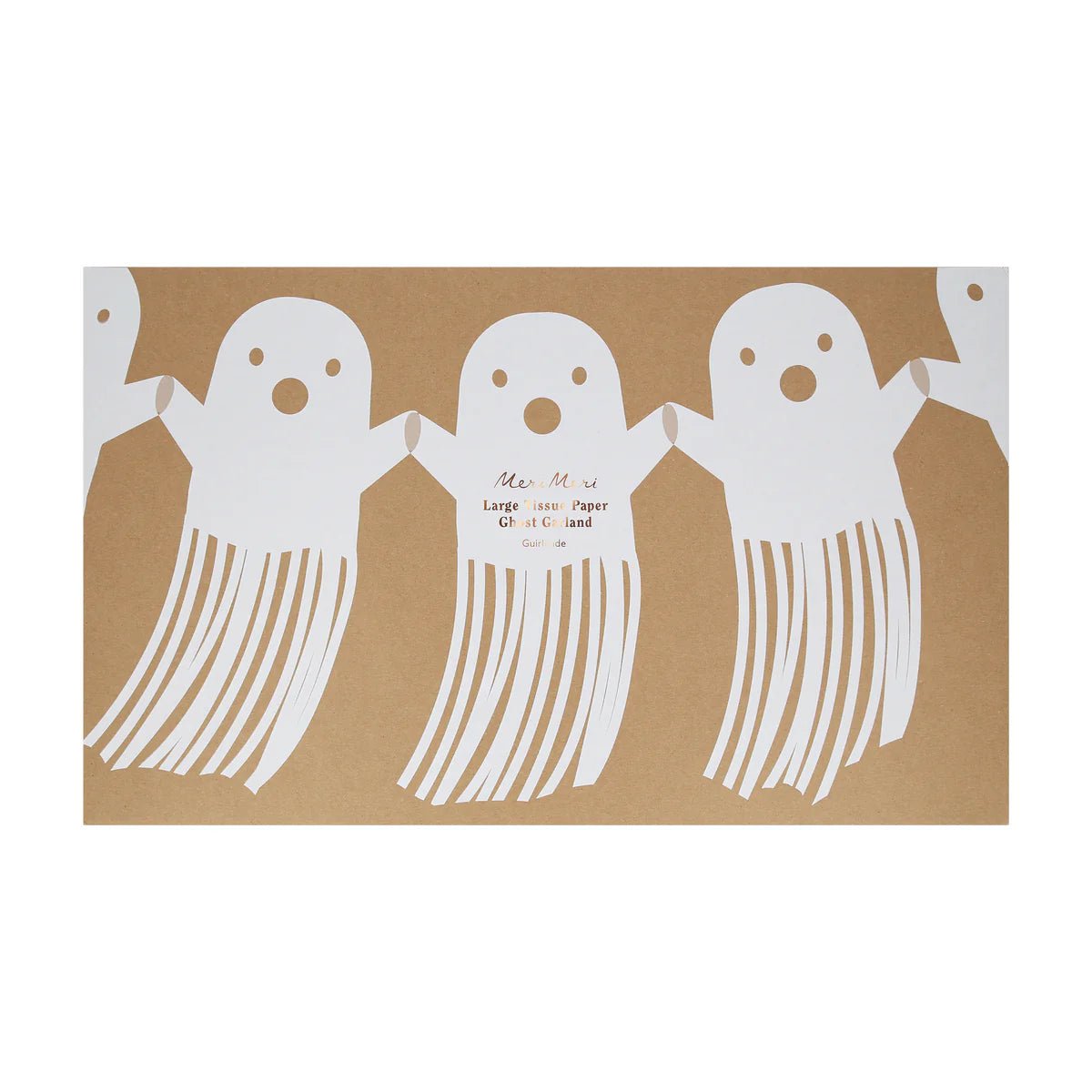 COMING SOON: Meri Meri Party Large Tissue Paper Ghost Garland - bubblegum market