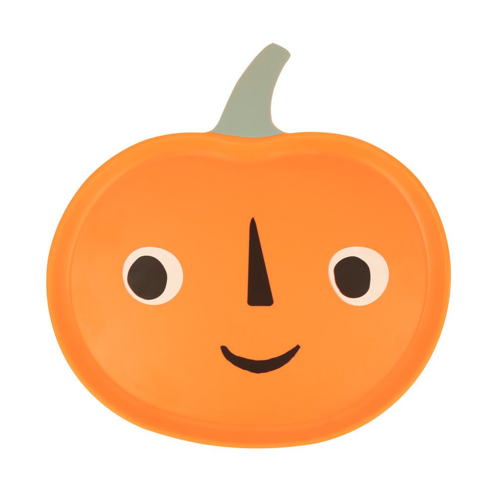 COMING SOON: Meri Meri Party Reusable Jack O' Lantern Plate 9" - bubblegum market