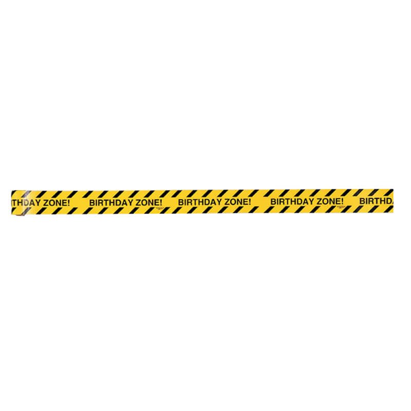 Construction Party "Birthday Zone" Warning Tape - bubblegum market