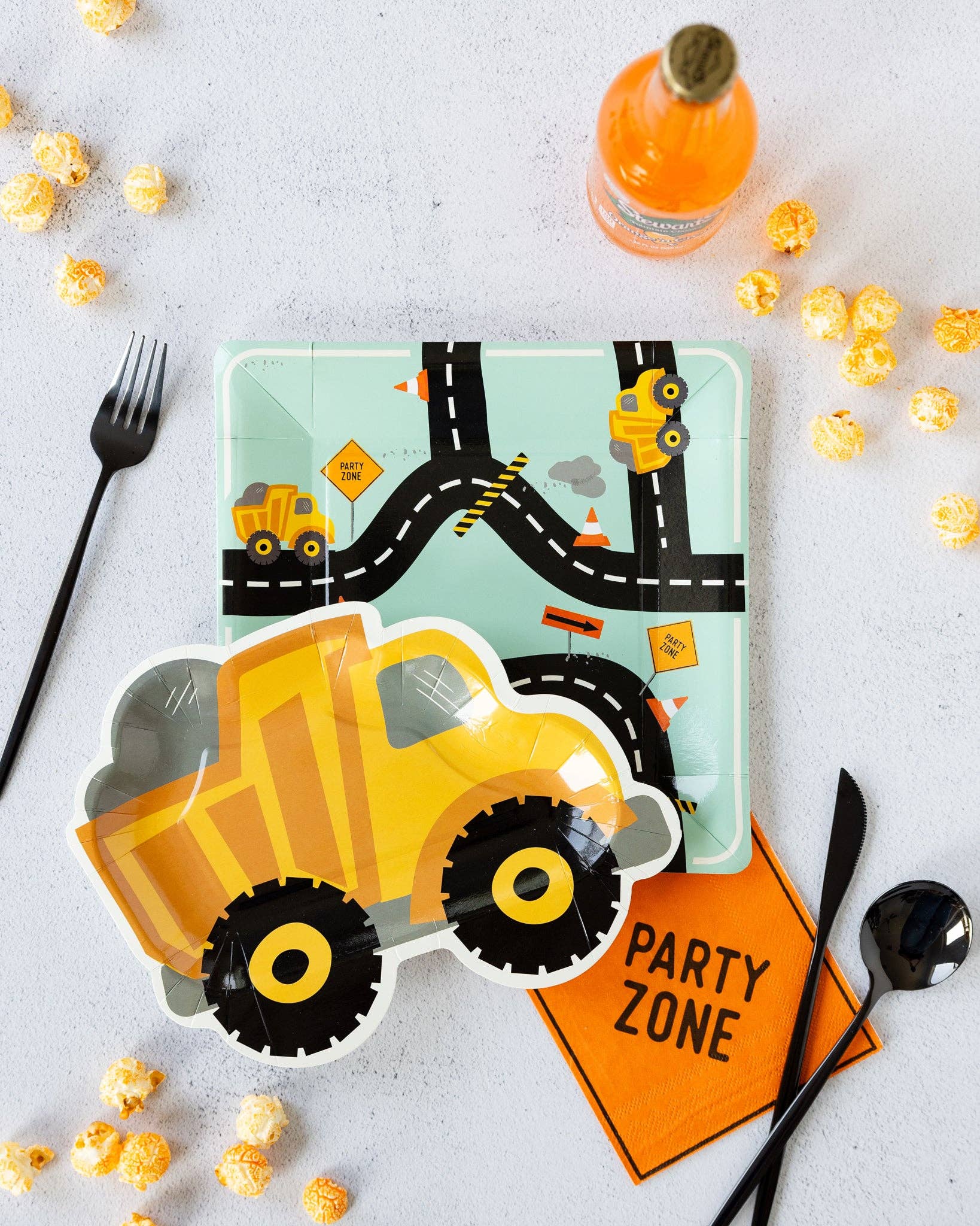 Construction Road Plates 9" - bubblegum market