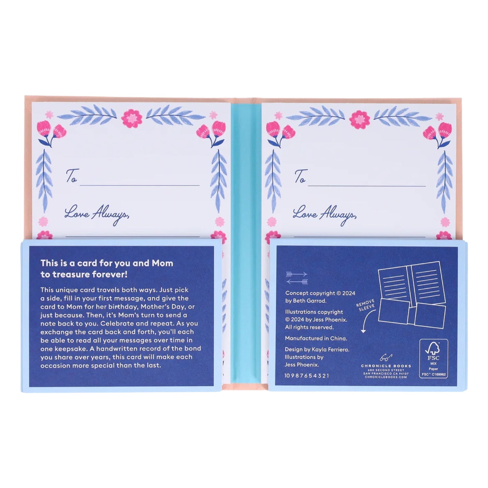 Continuous Greetings: A Shared Card for You and Mom - bubblegum market