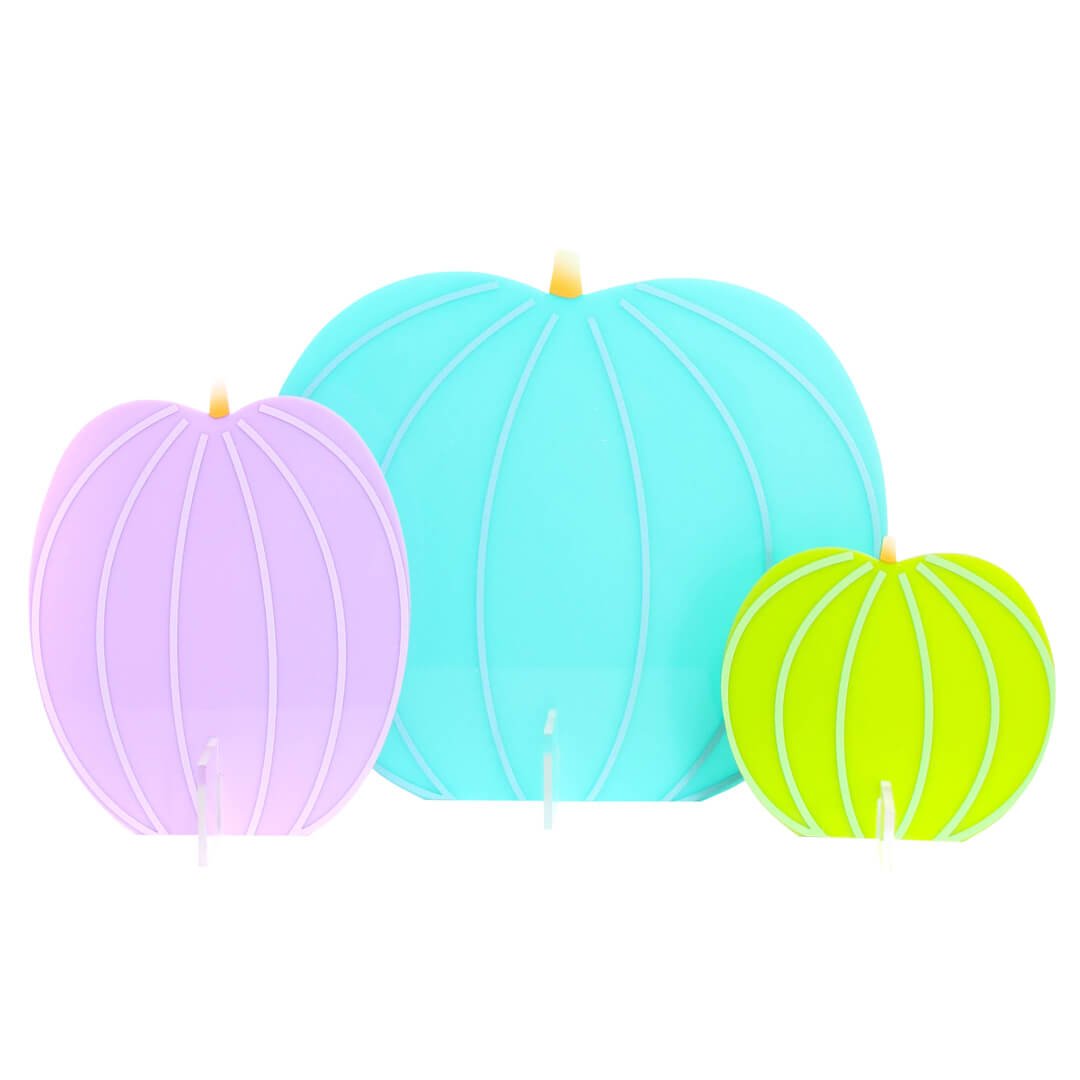 Cool Tones Acrylic Pumpkin Set - bubblegum market