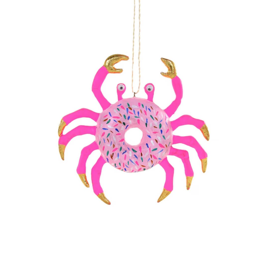 Crabby Donut Ornament 4.5" - bubblegum market