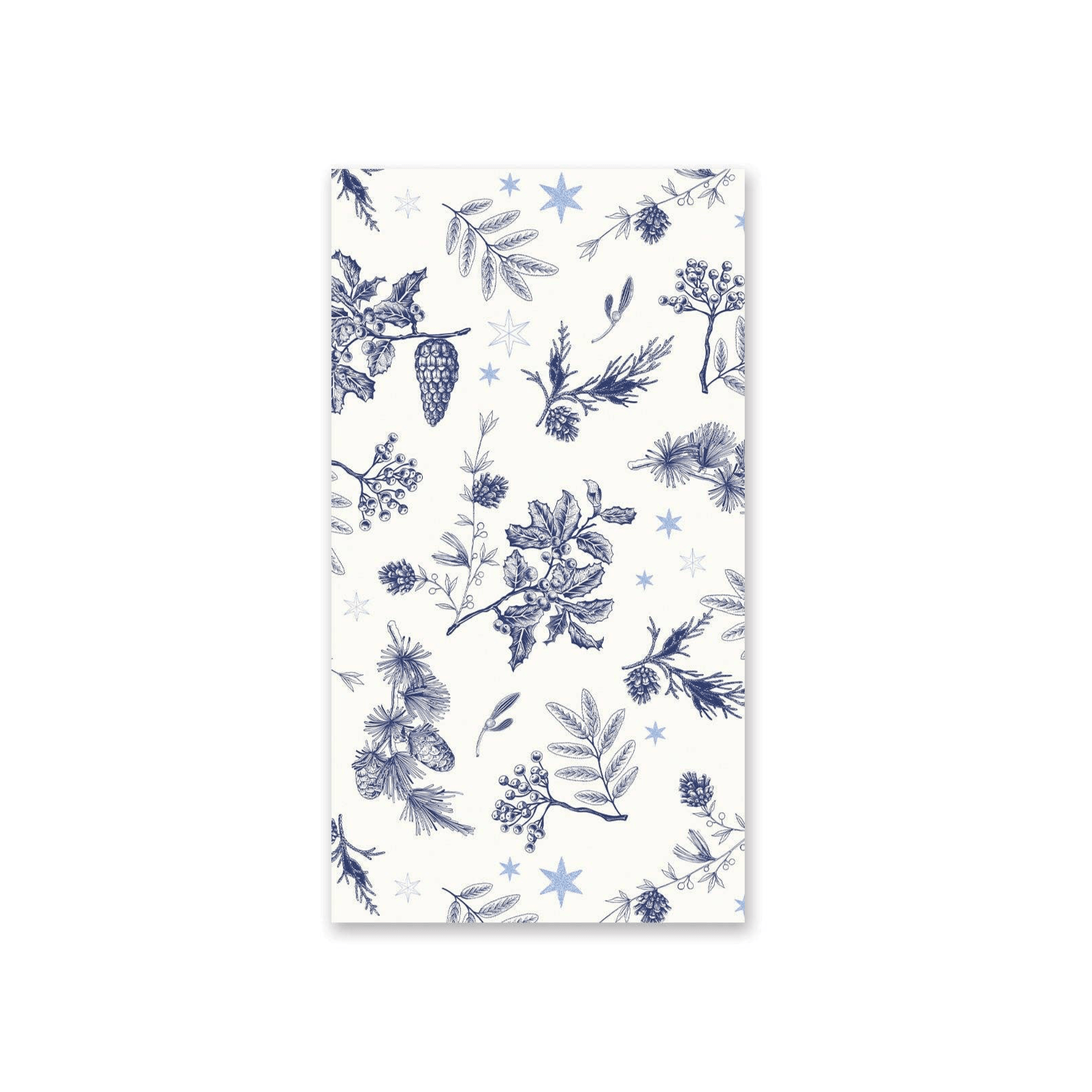 Cream Winter Foliage Hanukkah Dinner Napkins - bubblegum market