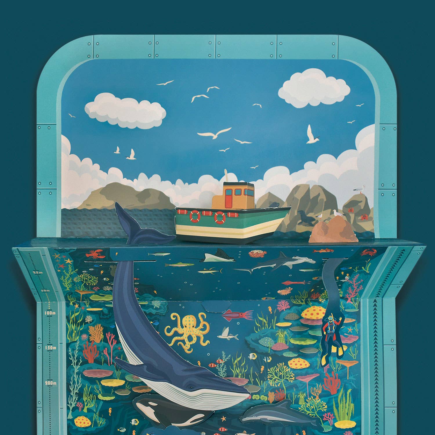 Create Your Own Deep Blue Seascape - bubblegum market