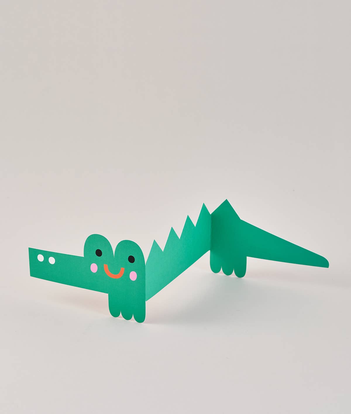 'Croc' Fold Out Kid's Birthday Card - bubblegum market