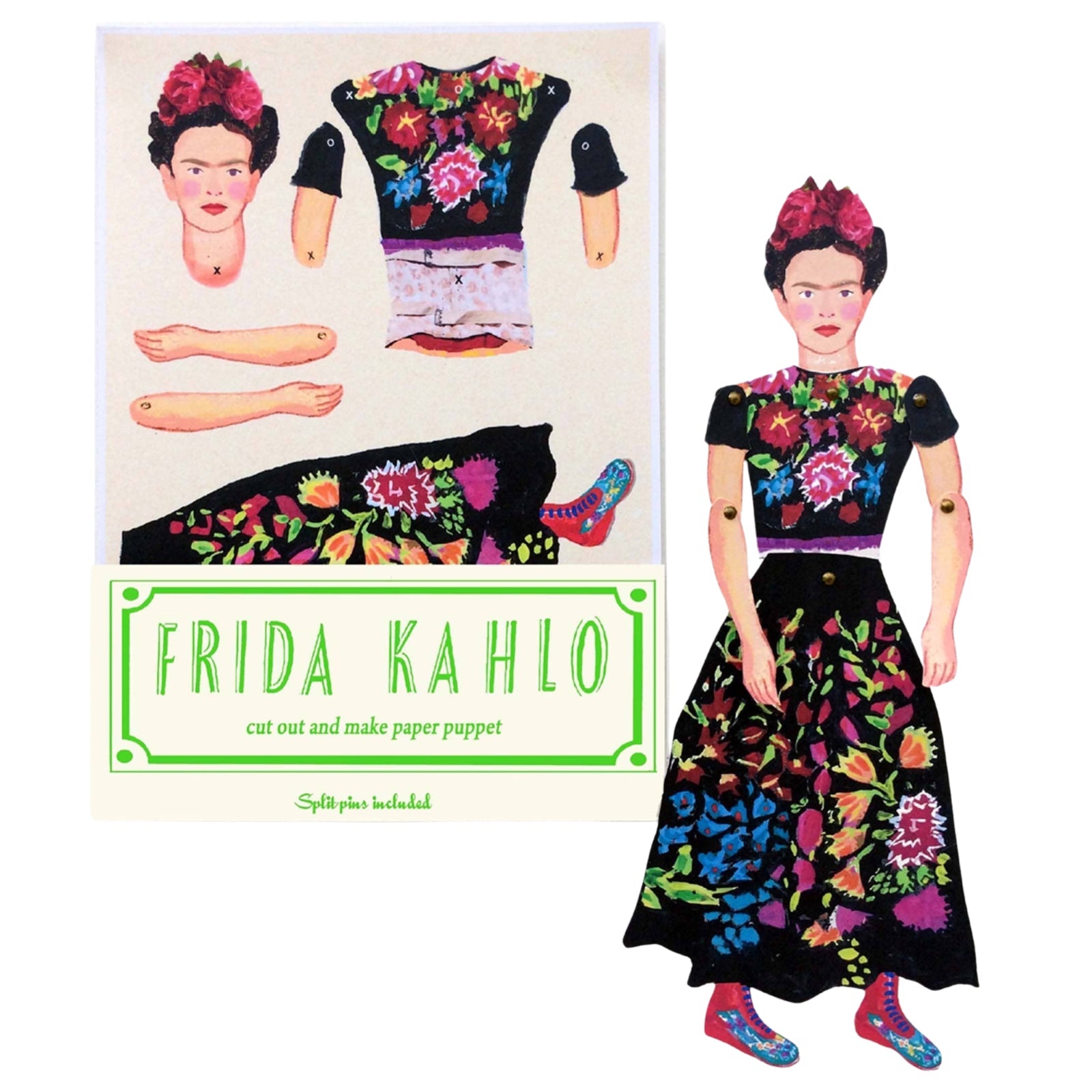 Cut & Make Frida Kahlo Paper Doll - bubblegum market
