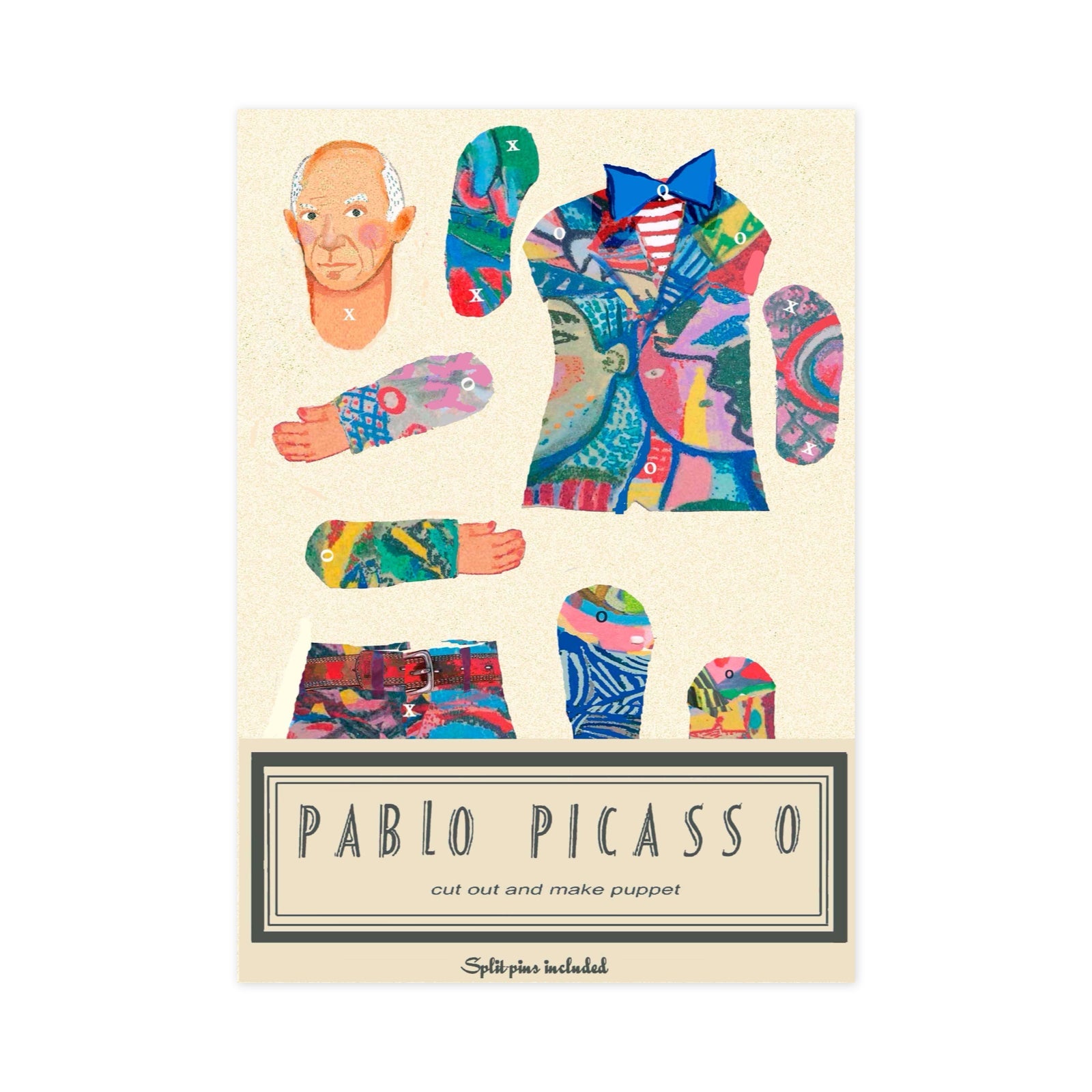 Cut & Make Picasso Paper Puppet - bubblegum market
