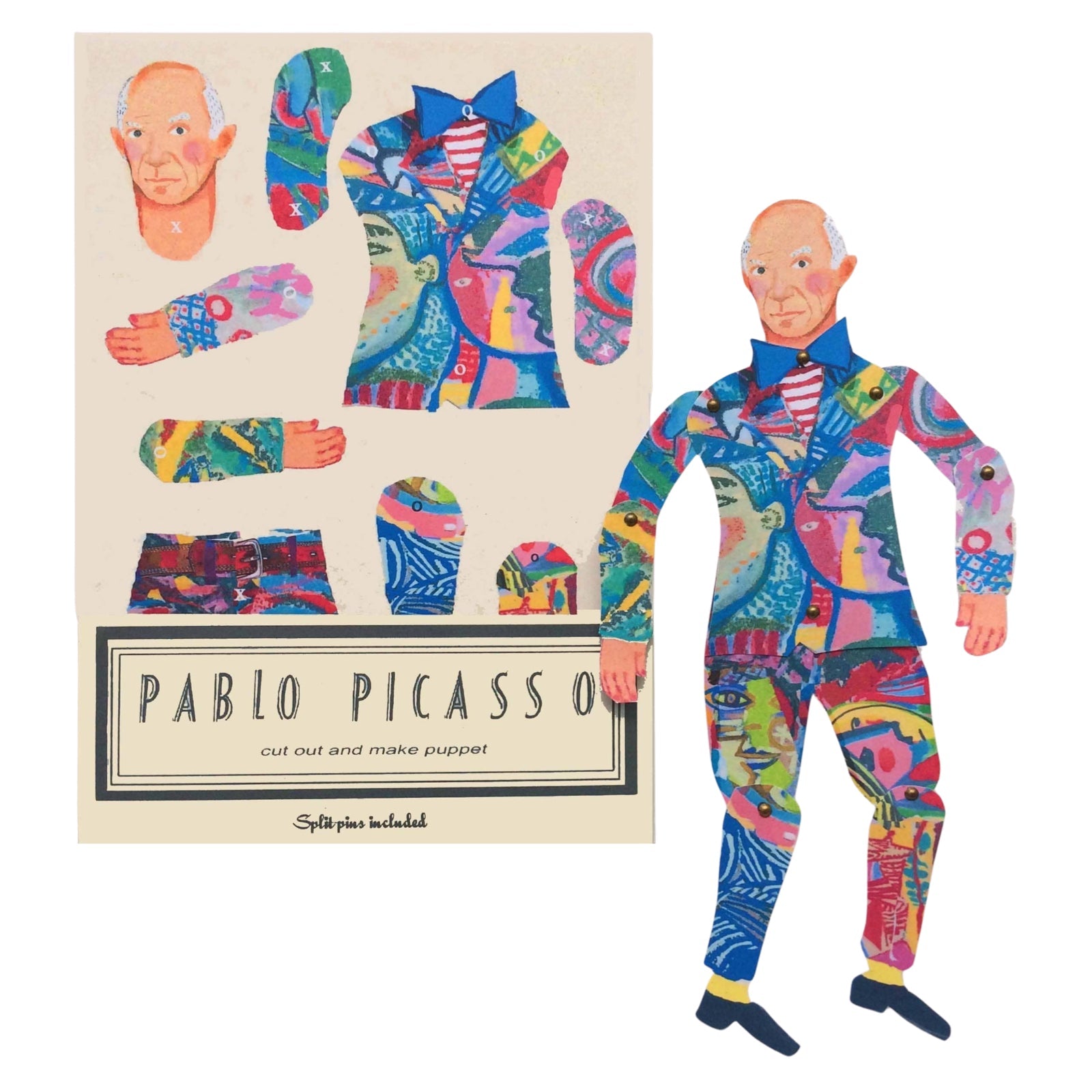 Cut & Make Picasso Paper Puppet - bubblegum market