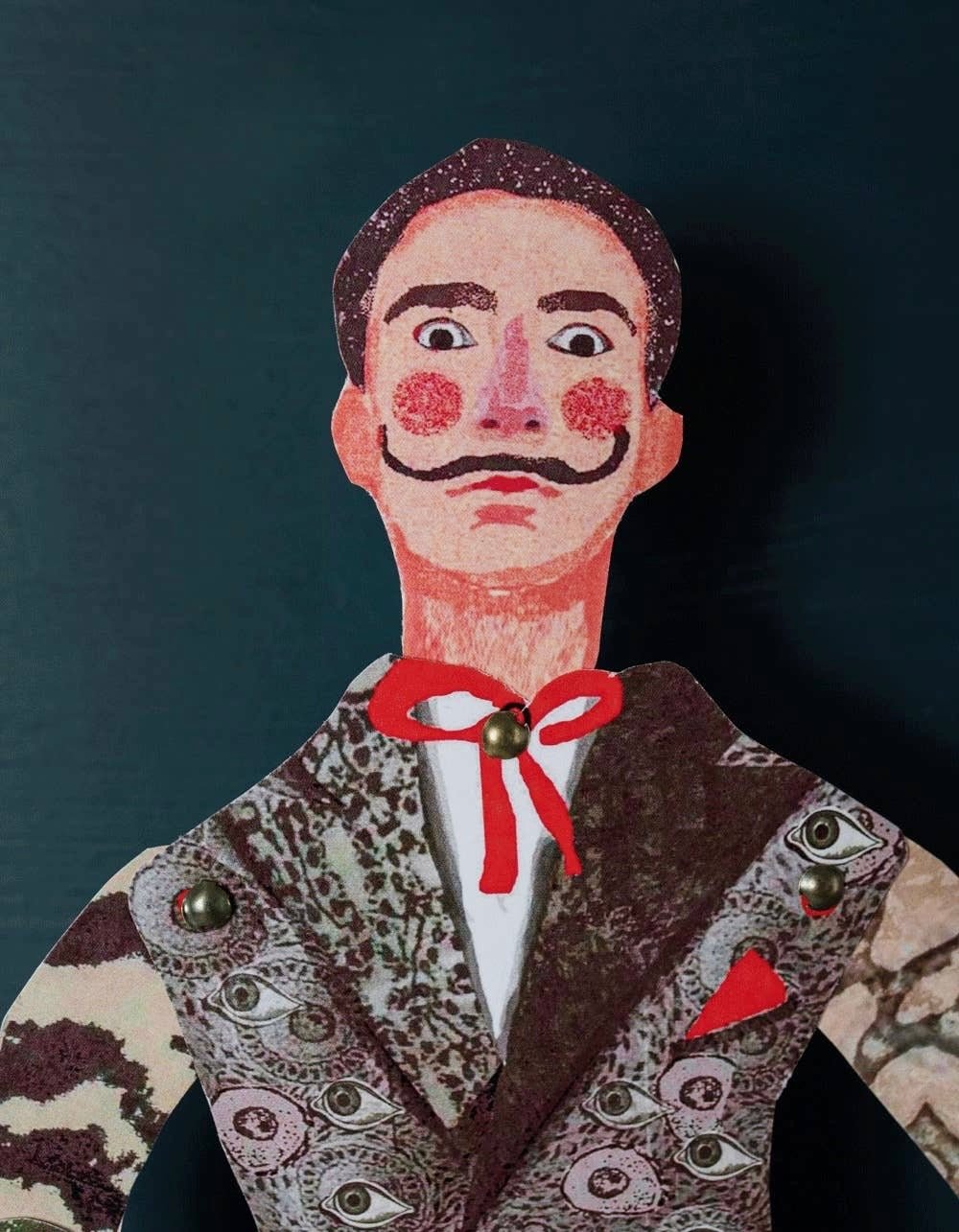 Cut & Make Salvador Dali Articulated Paper Doll - bubblegum market