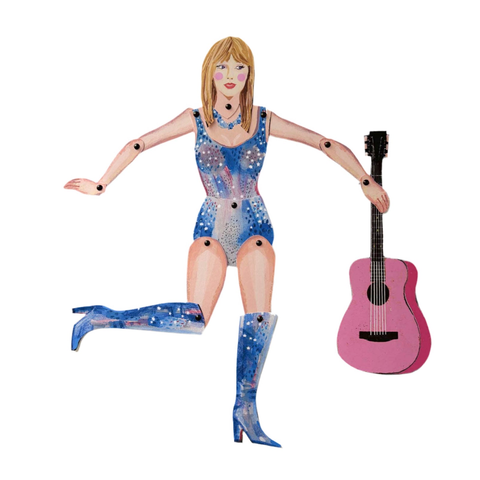 Cut & Make Taylor Swift Paper Doll - bubblegum market