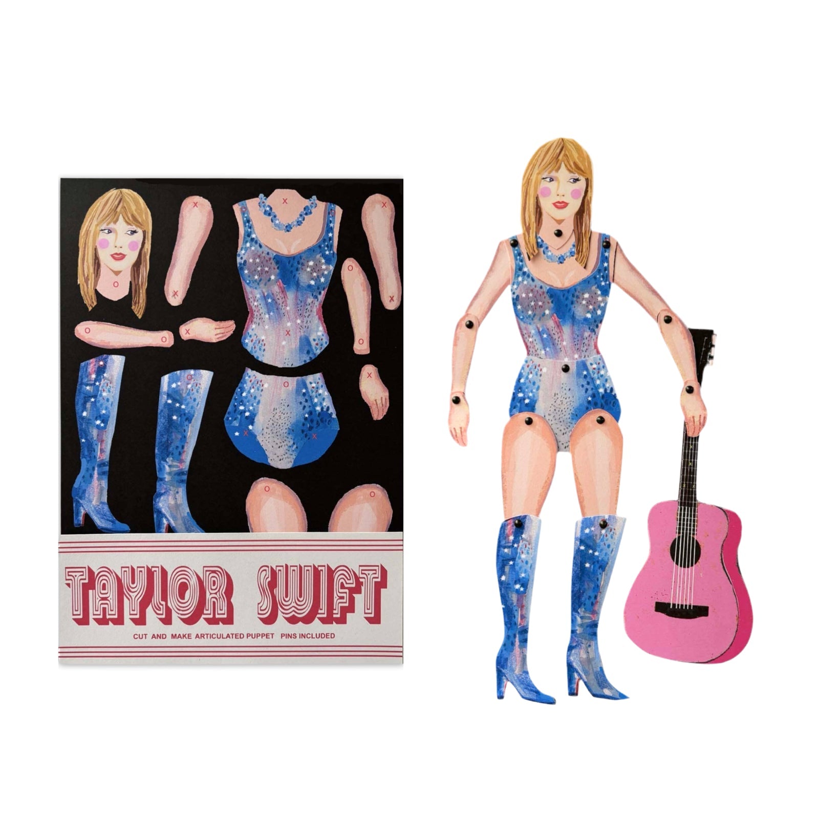 Cut & Make Taylor Swift Paper Doll - bubblegum market