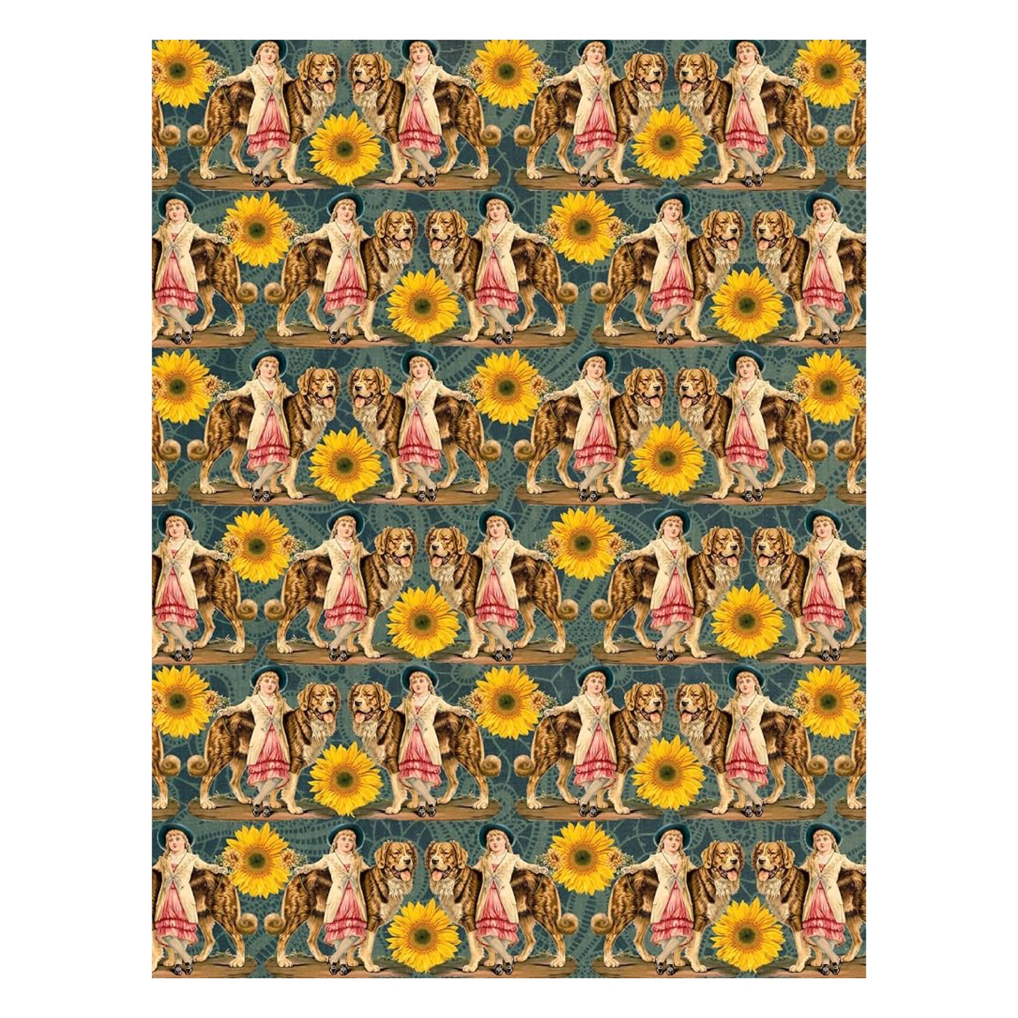 Cynthia Hart’s Victoriana Dogs: 12 Wrapping Papers and Gift Tags - bubblegum market