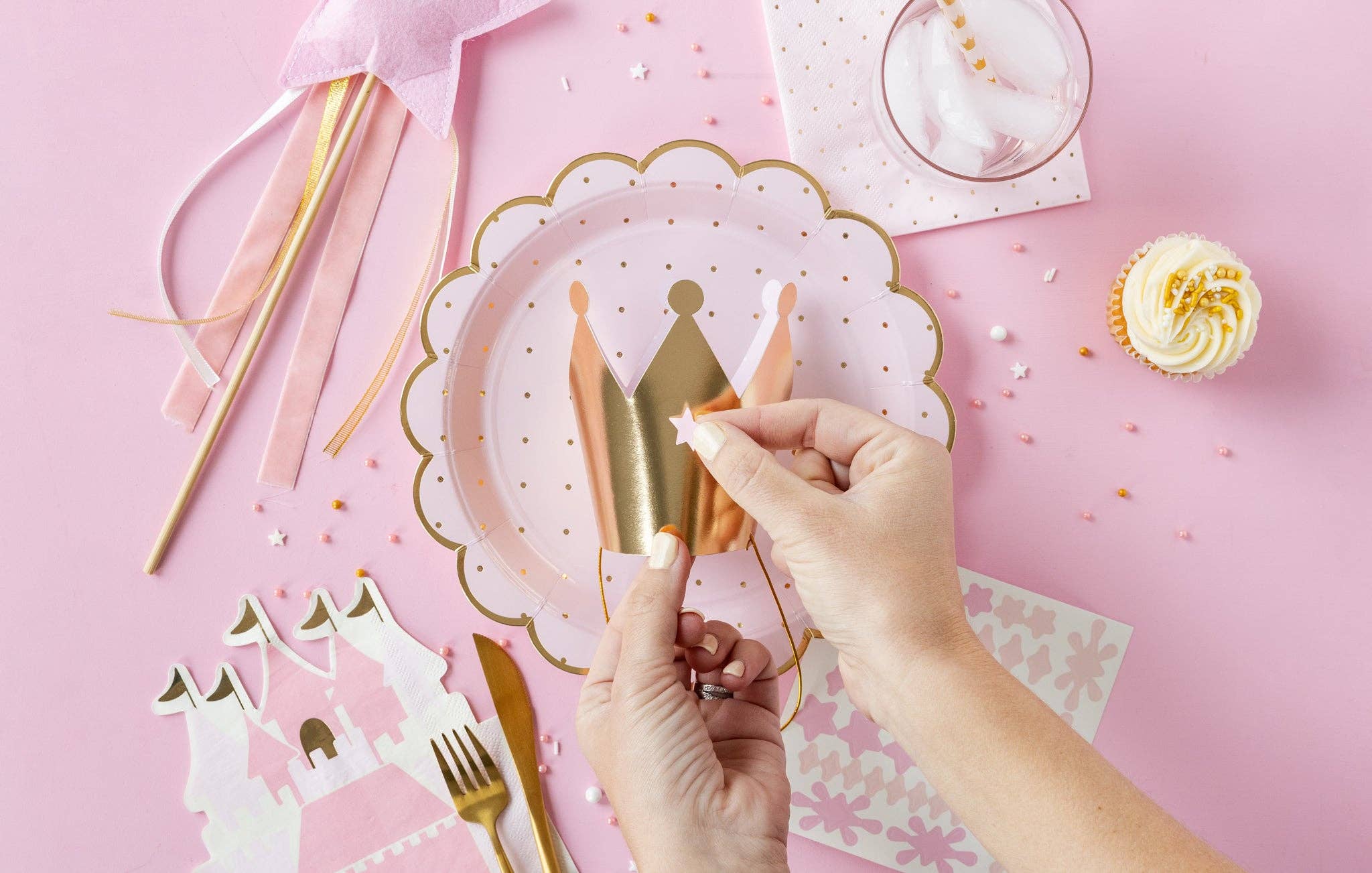 Decorate - Your - Own Princess Party Crowns - bubblegum market