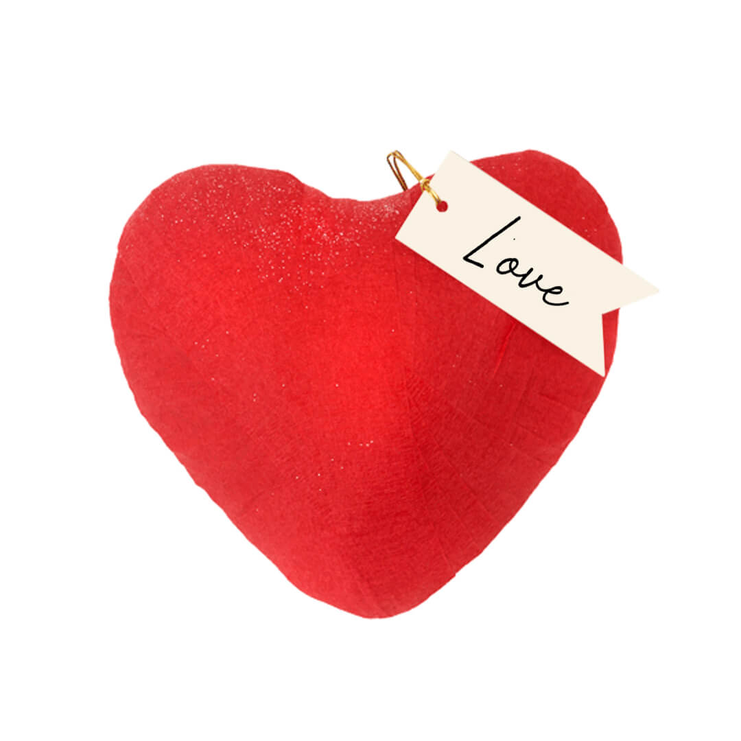 Deluxe Surprize Ball Red Heart - bubblegum market