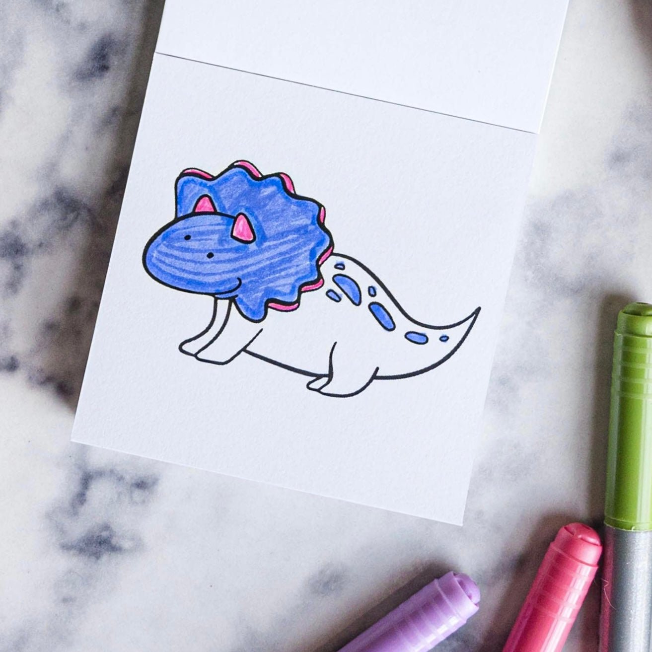 Dinos Dragons Diggers and Dogs Coloring Book for Kids & Baby - bubblegum market