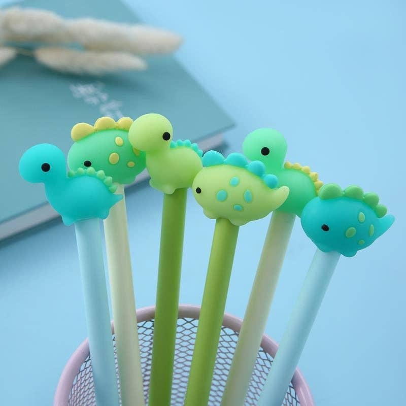 Dinosaur Gel Pen - bubblegum market