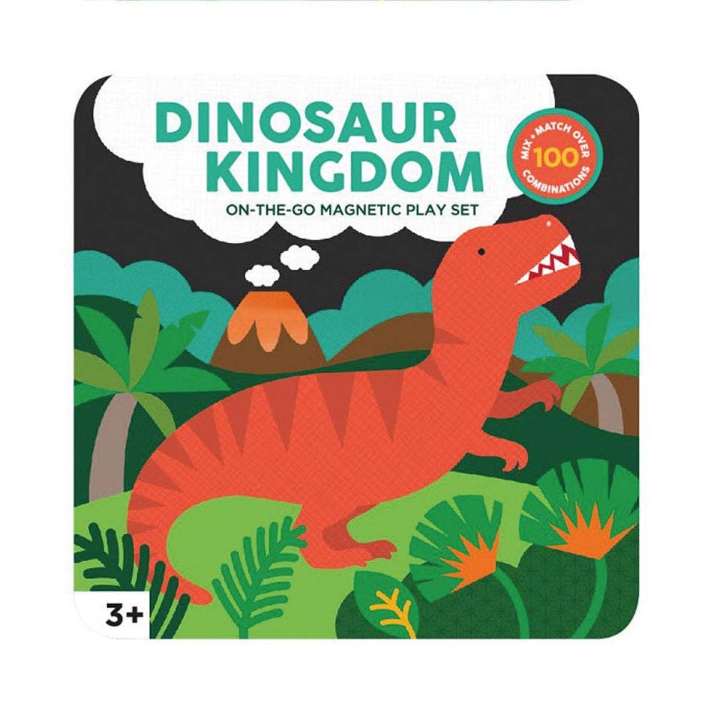 Dinosaur Kingdom Magnetic Play Set - bubblegum market
