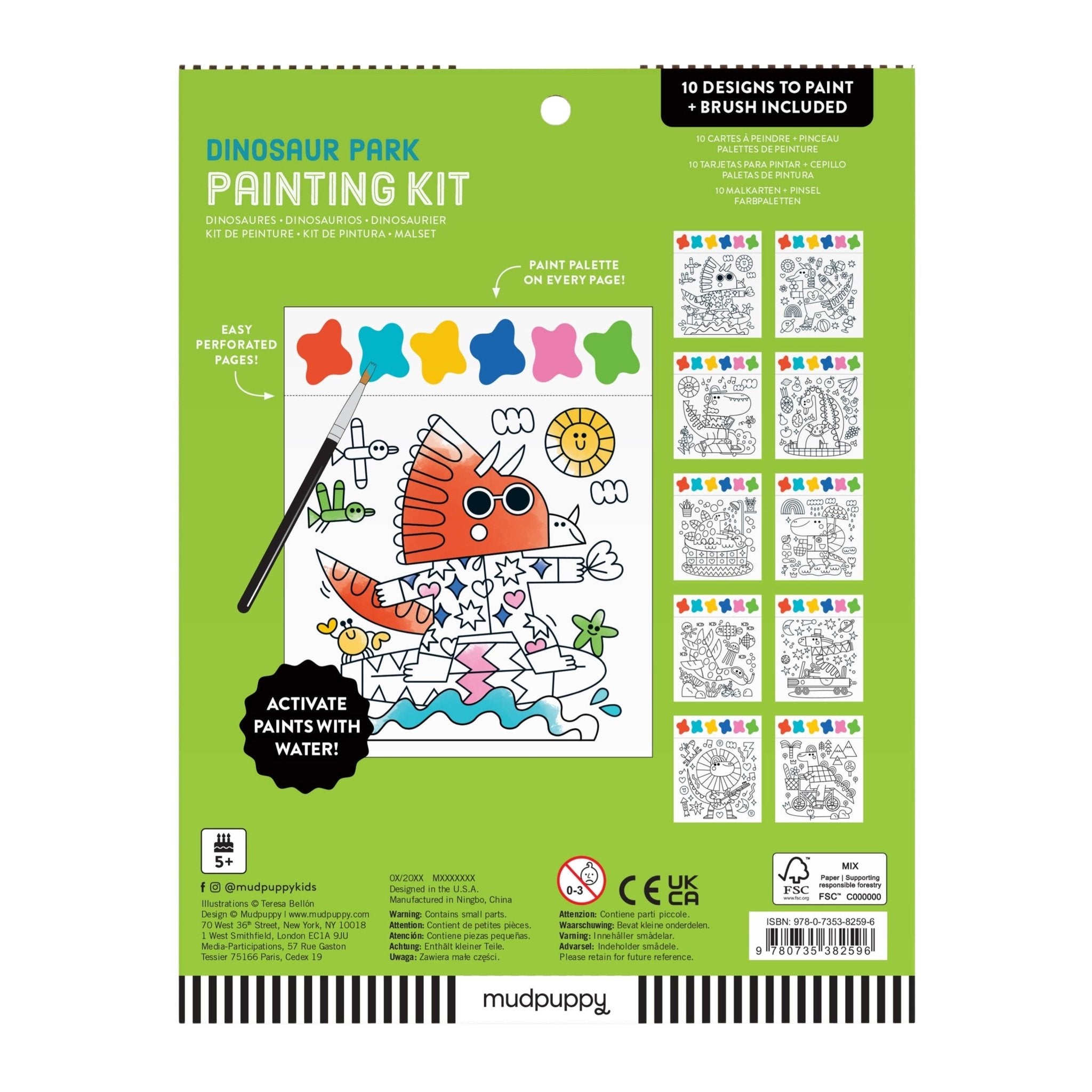 Dinosaur Park Painting Kit - bubblegum market