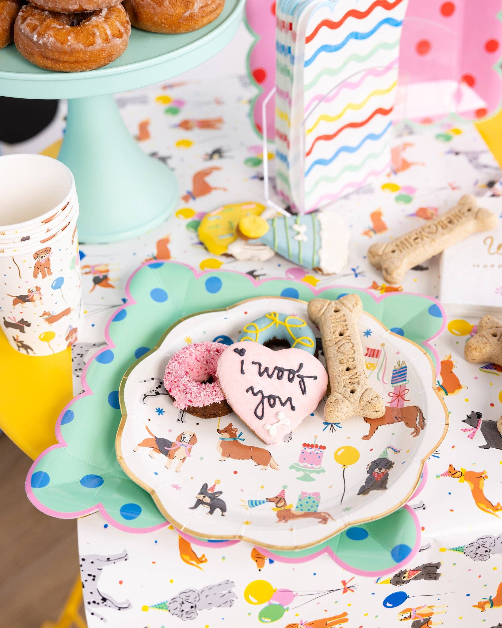 Dog Party Paper Cups - bubblegum market