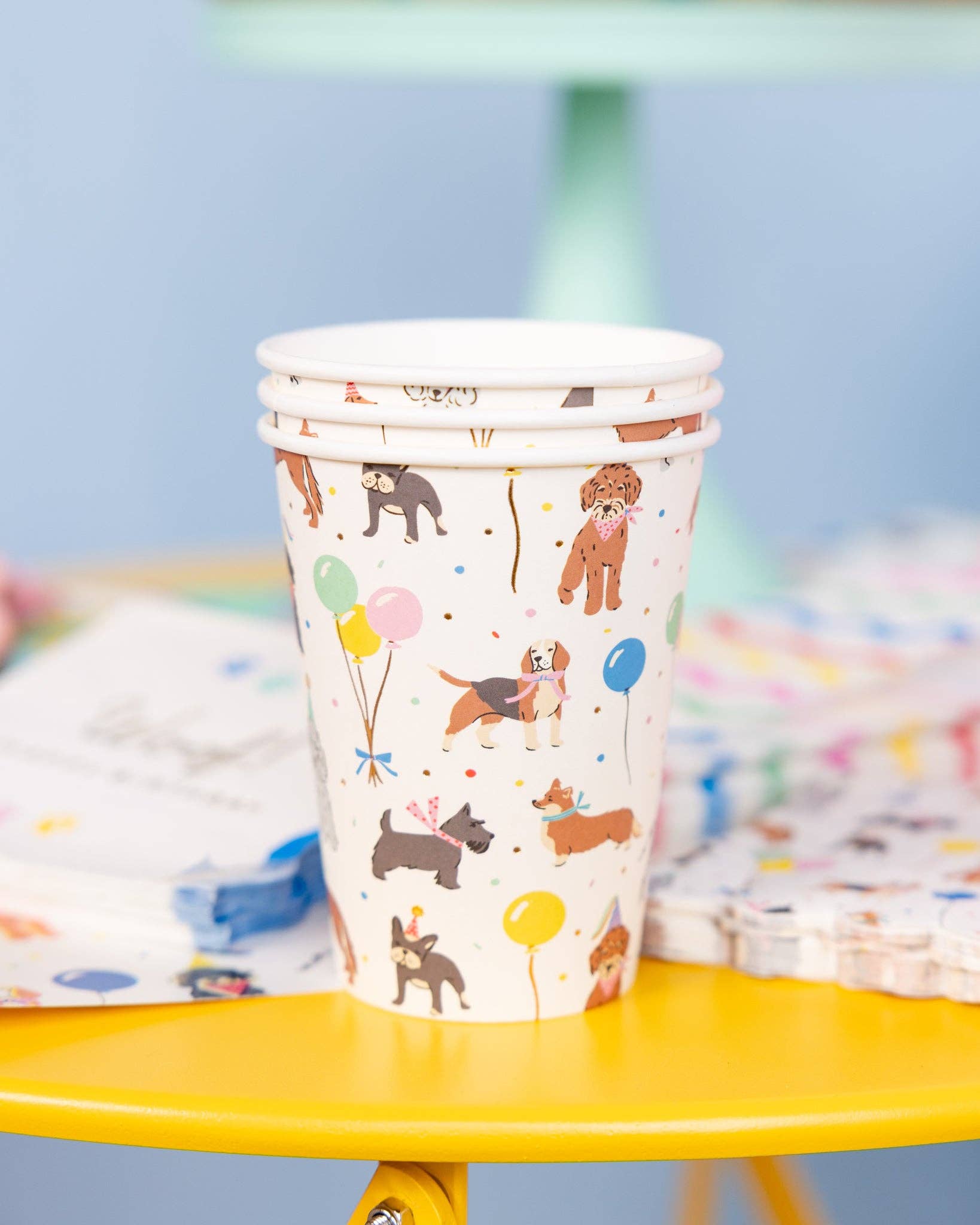 Dog Party Paper Cups - bubblegum market