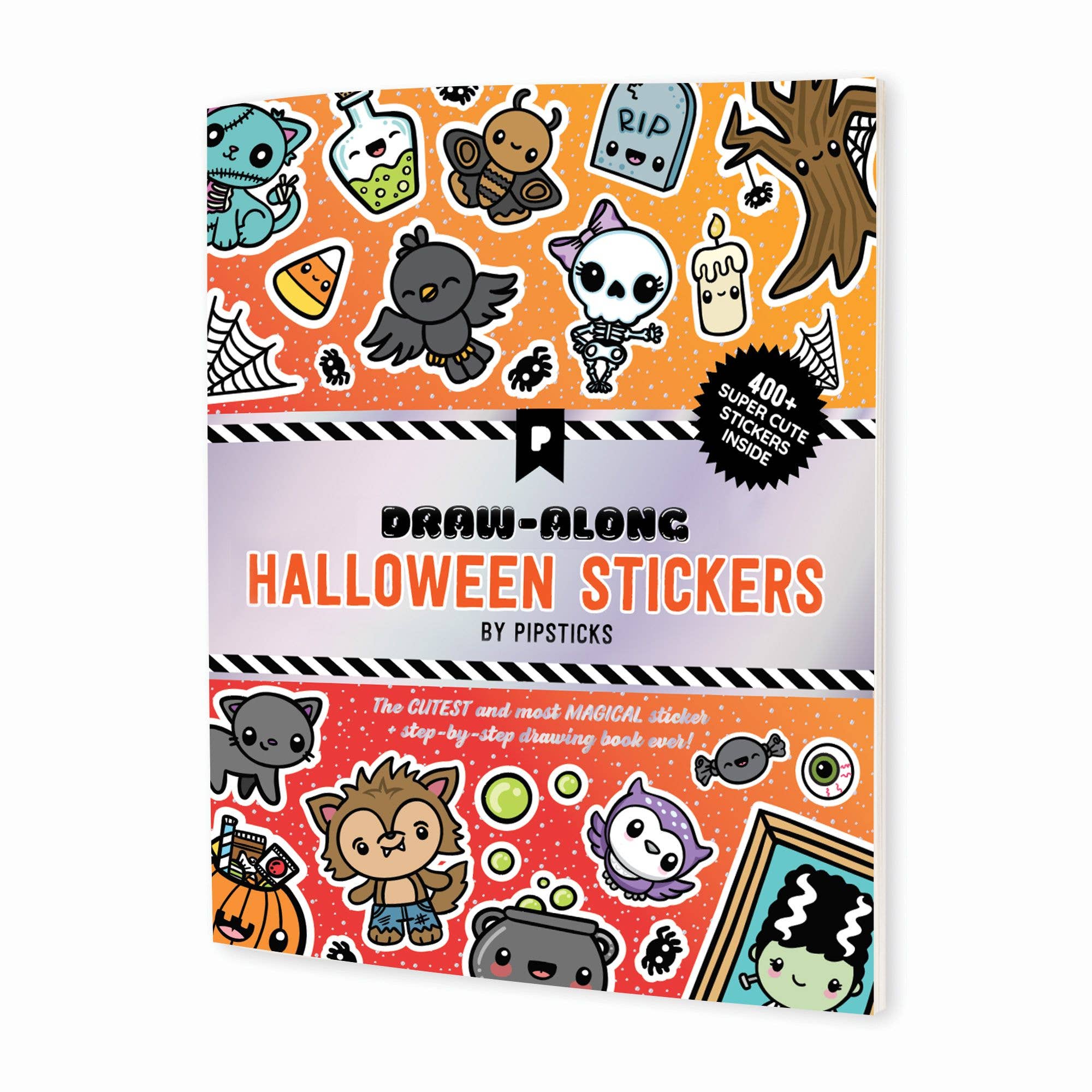 Draw - Along Halloween Sticker Book - bubblegum market