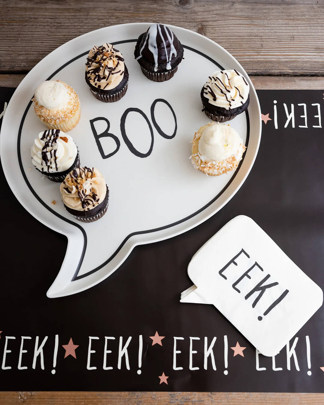EEK! Halloween Table Runner - bubblegum market