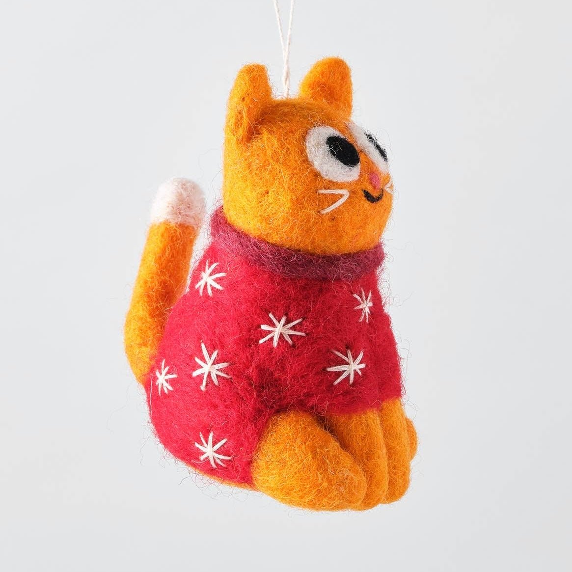 'Esther' Hanging Felt Ornament - bubblegum market