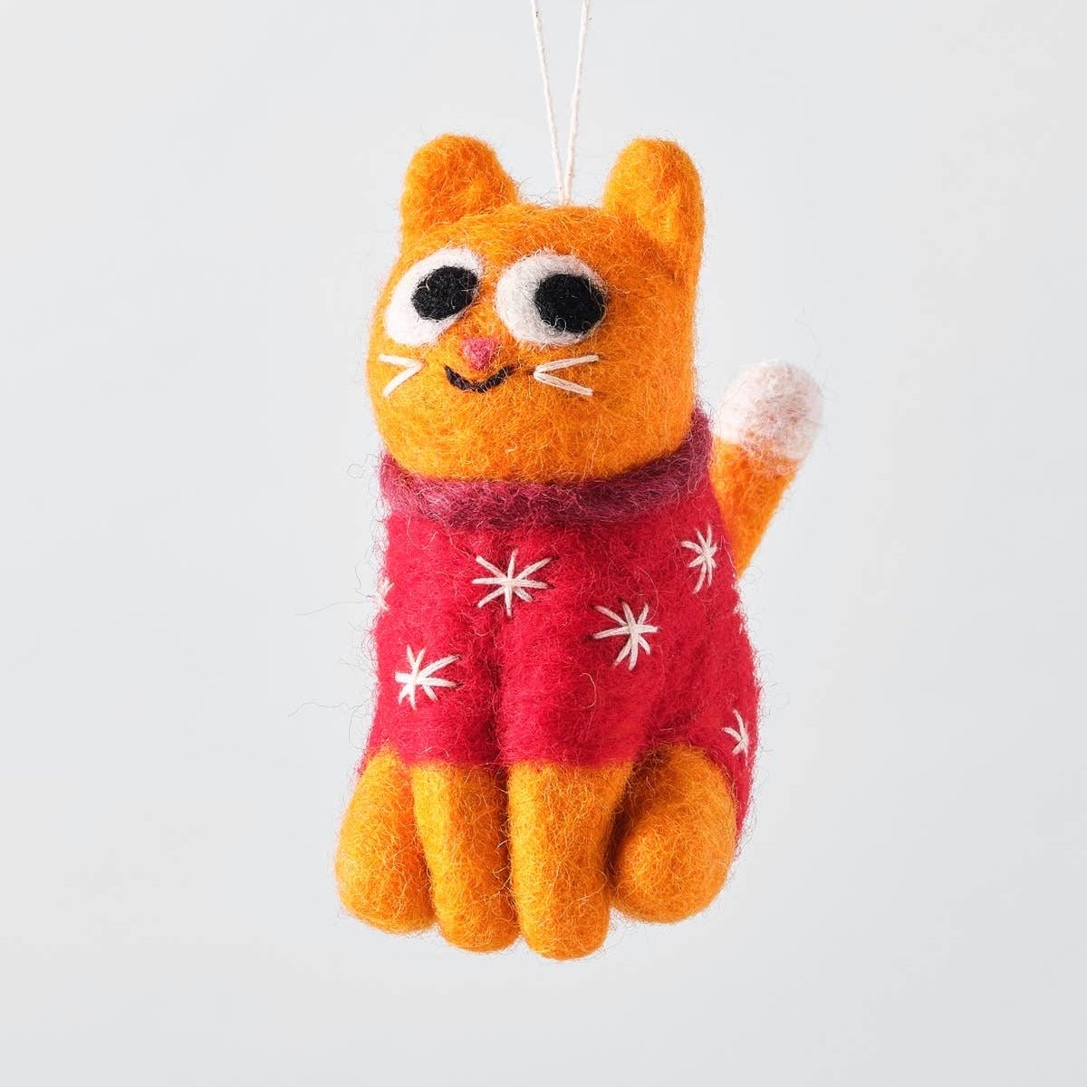 'Esther' Hanging Felt Ornament - bubblegum market