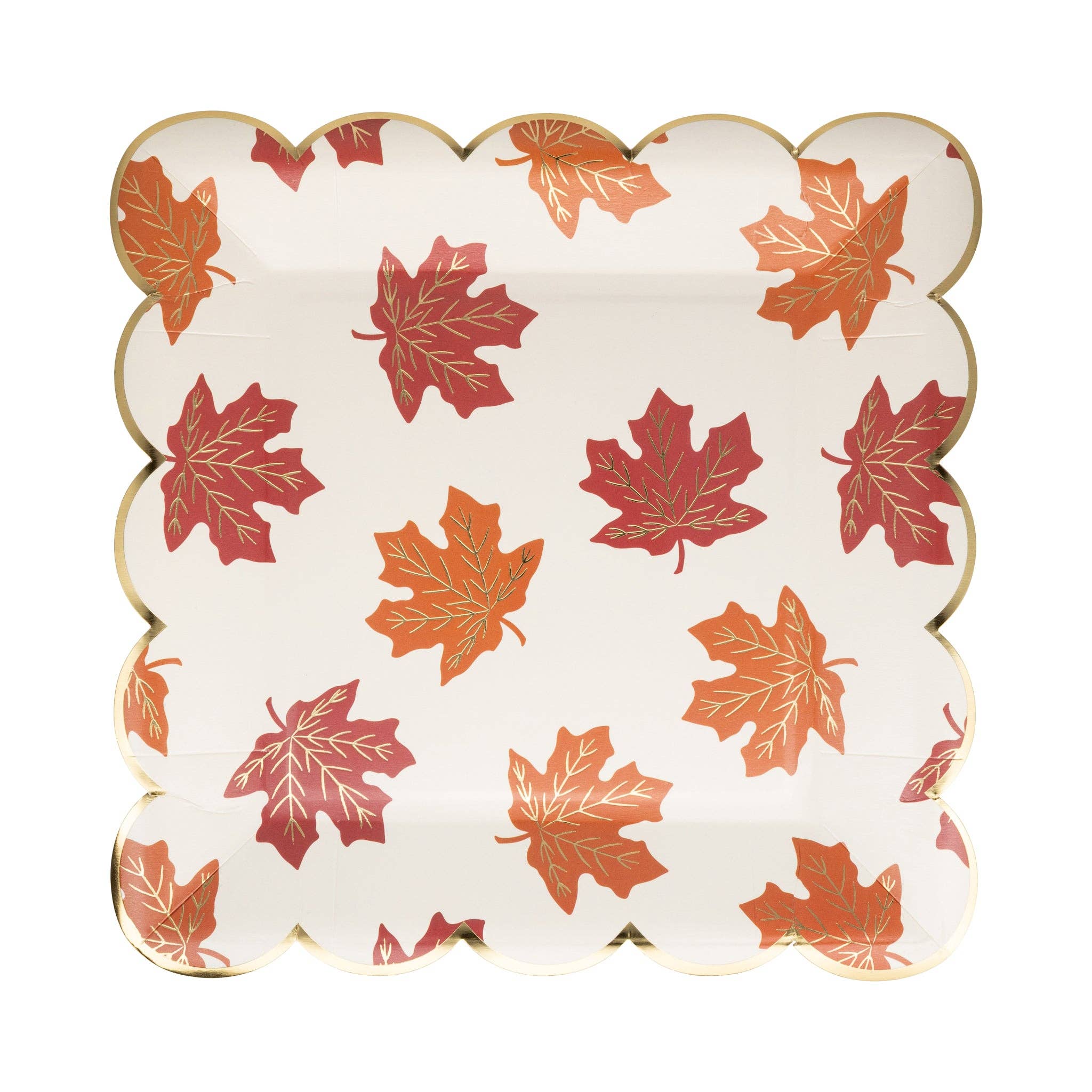 Falling Leaves Paper Plates 9" - bubblegum market