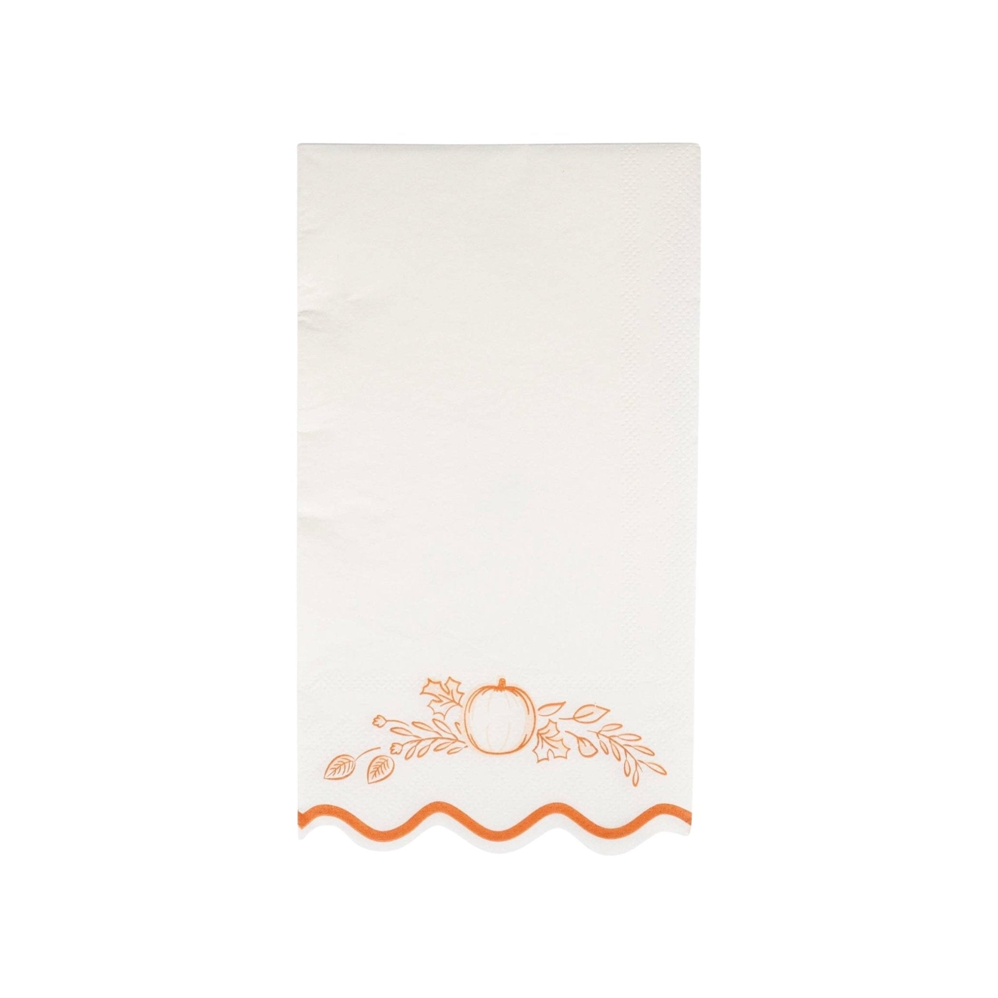 Falloween Pumpkin Guest Napkins - bubblegum market