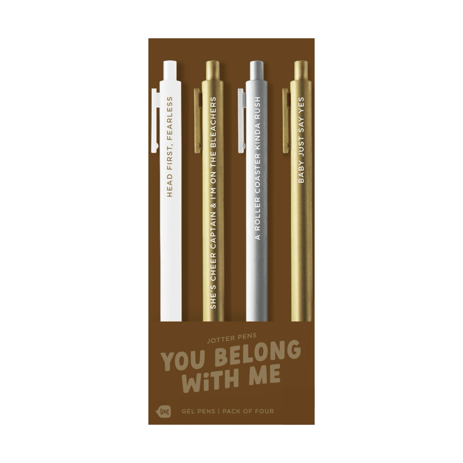 FEARLESS / YOU BELONG WITH ME Swiftie Jotter Pen Set - bubblegum market
