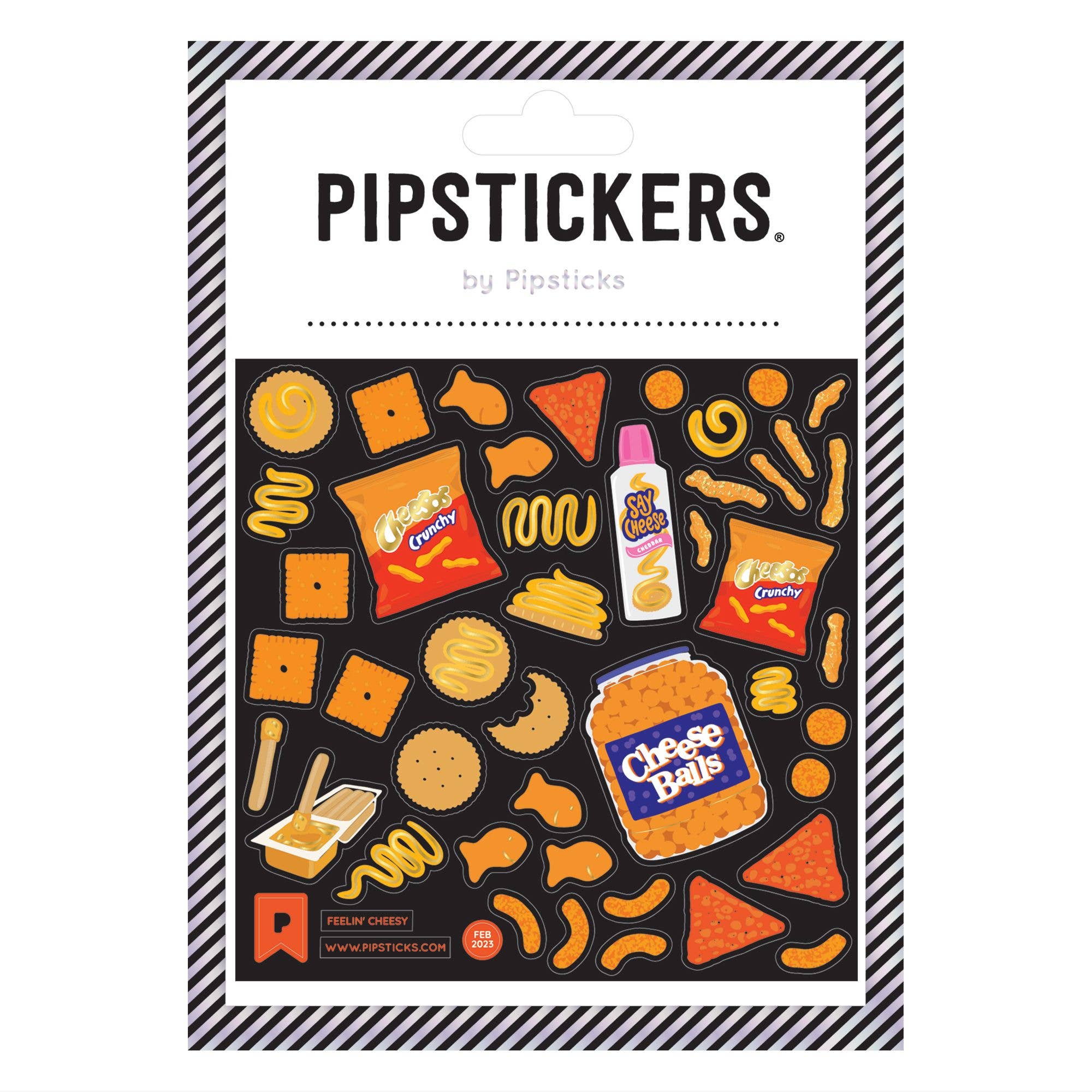 Feelin' Cheesy Stickers - bubblegum market