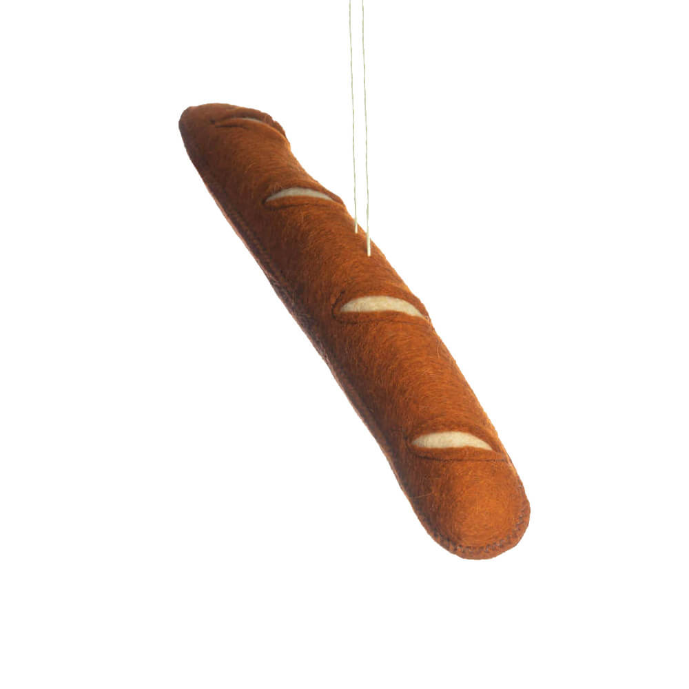 Felt Baguette Ornament - bubblegum market