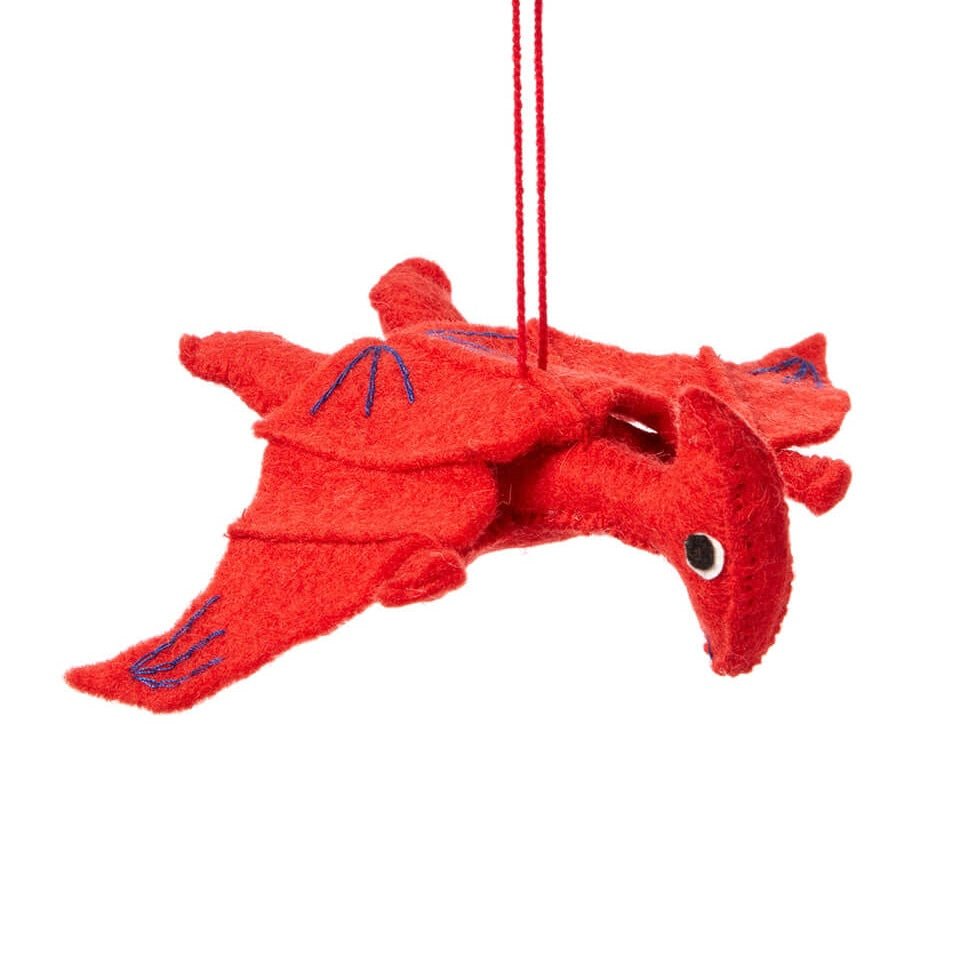 Felt Pterodactyl Ornament - bubblegum market
