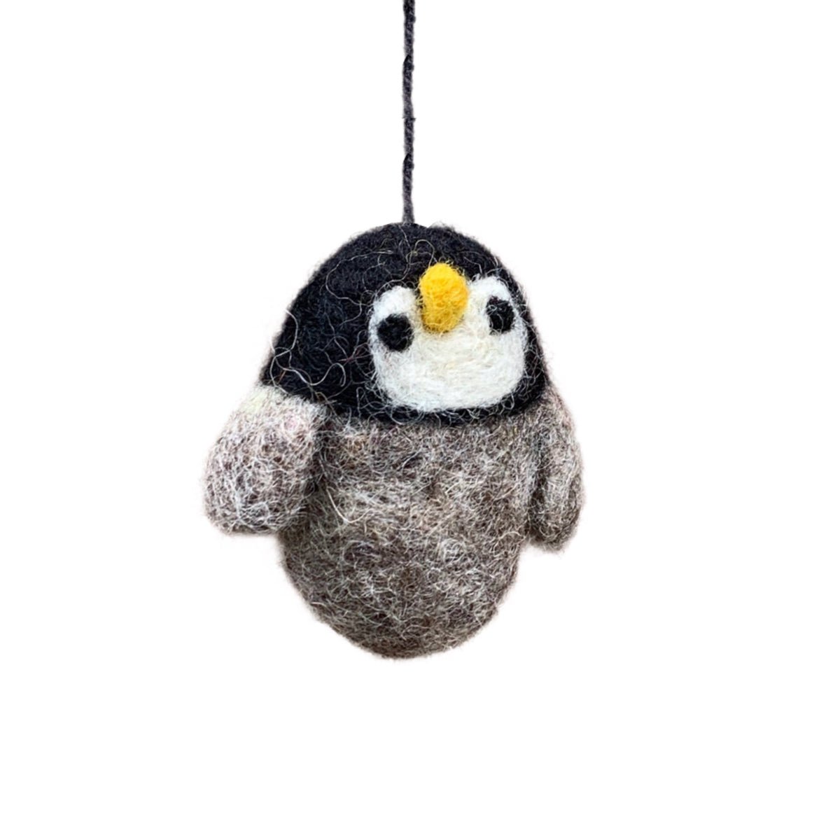 Felted Penguin Ornament - bubblegum market