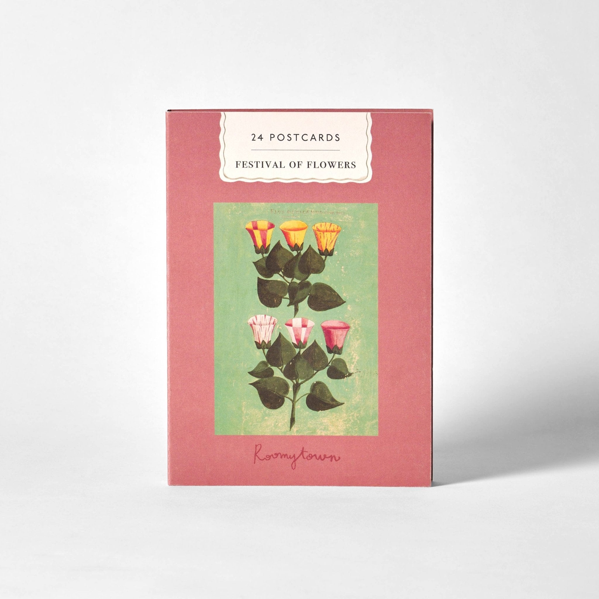 Festival of Flowers Postcard Book - bubblegum market