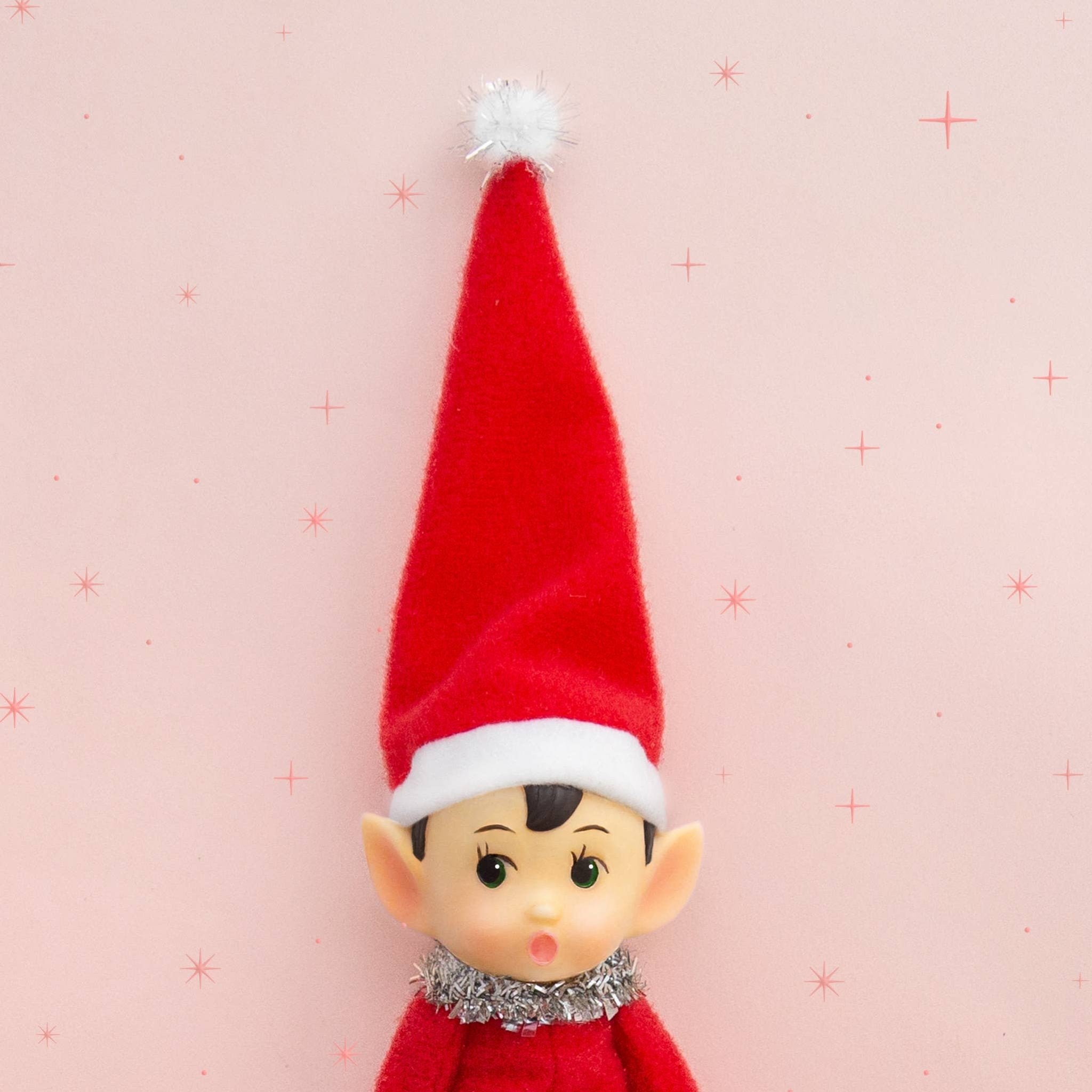Festive Frankie Red Elf Ornament 11" - bubblegum market