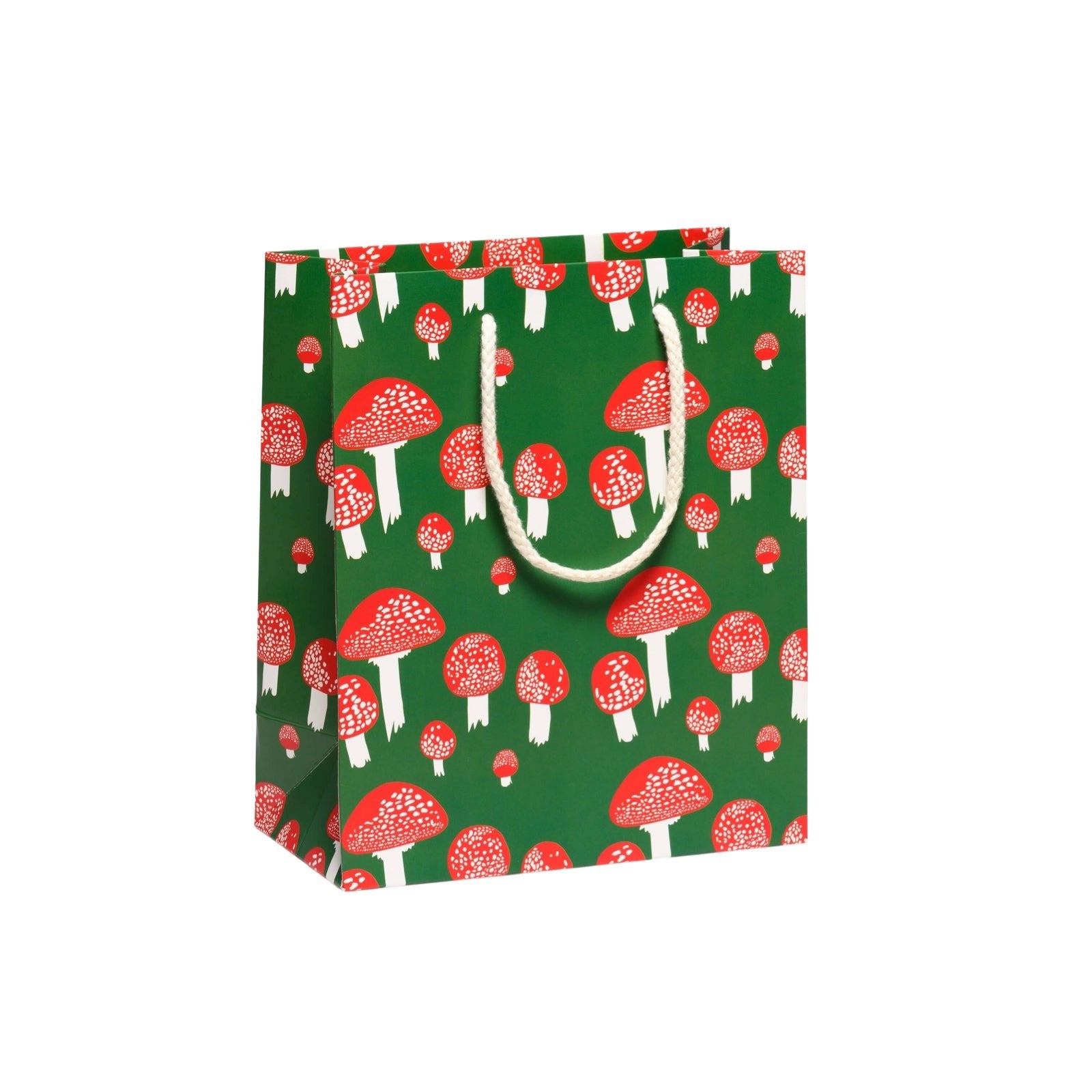 Festive Mushrooms gift bags: Medium - bubblegum market