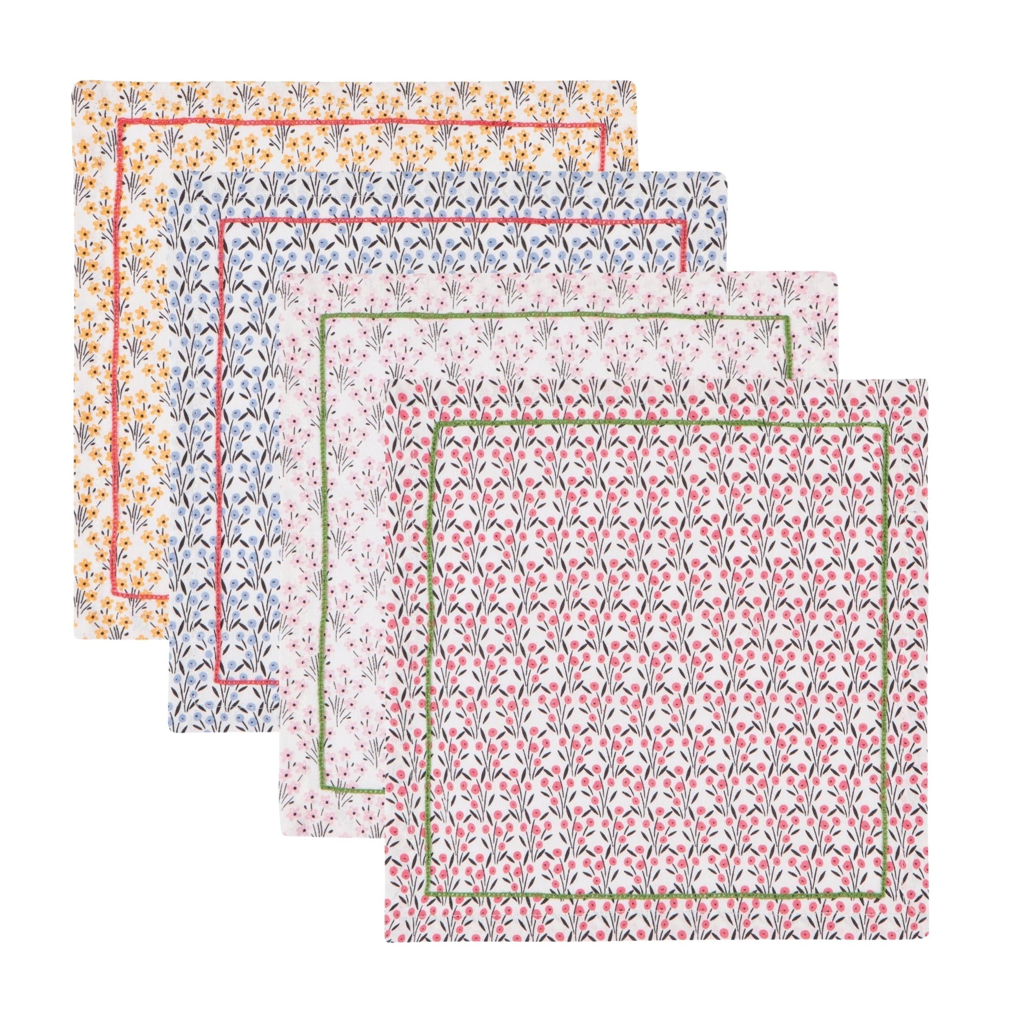 Floral Bouquet Cocktail Napkins (Set of 4) - bubblegum market