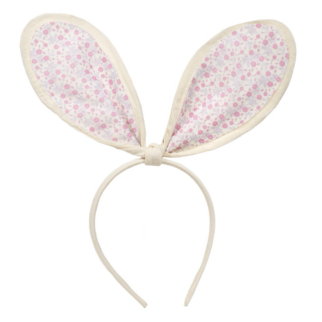 Floral Bunny Ears Headband - bubblegum market