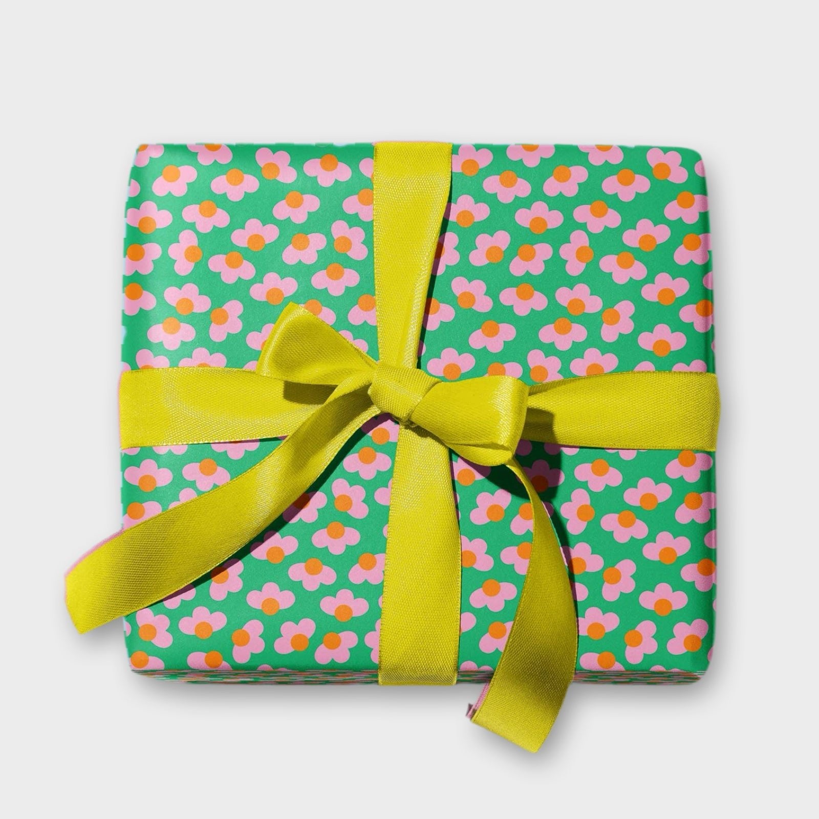 Flower Buds Floral Gift Wrap Sheets (Roll of 3) - bubblegum market