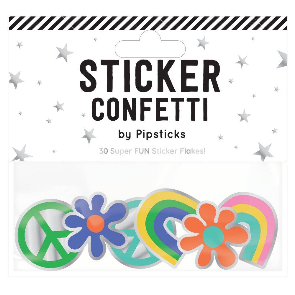 Flower Child Sticker Confetti - bubblegum market