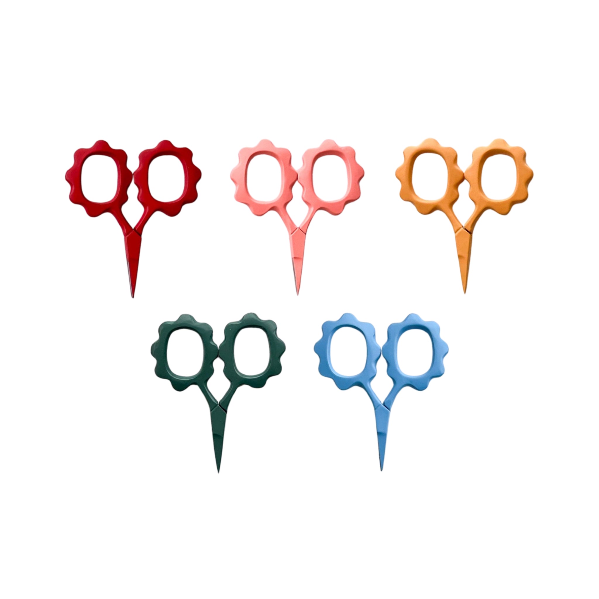 Flower Embroidery Scissors - bubblegum market