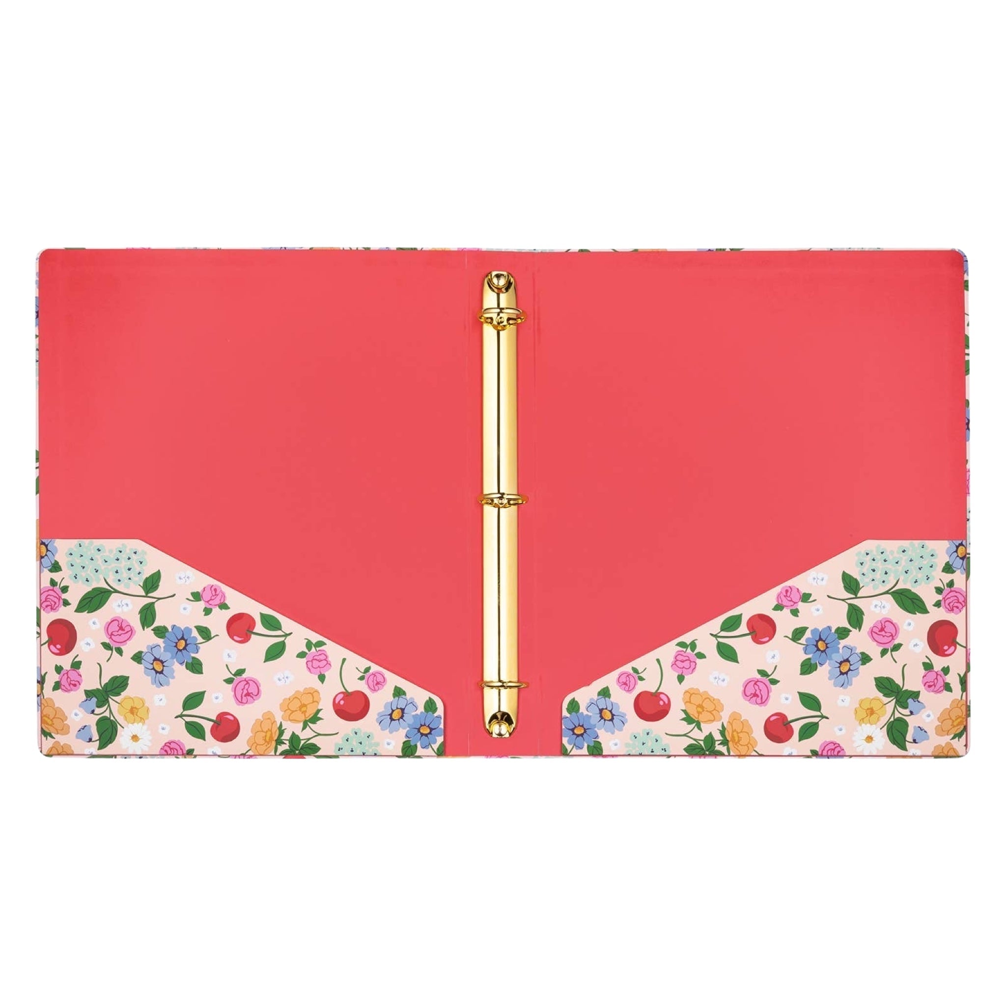 Flowers and Fruit 3 - Ring Binder - bubblegum market