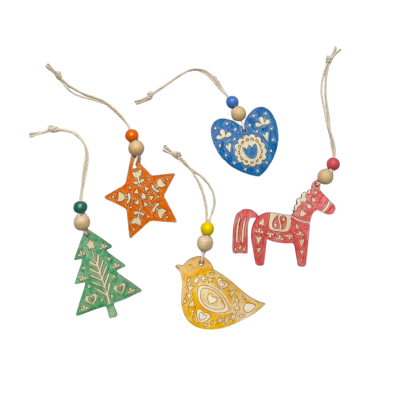 Folk Art Christmas Ornament Kit - bubblegum market